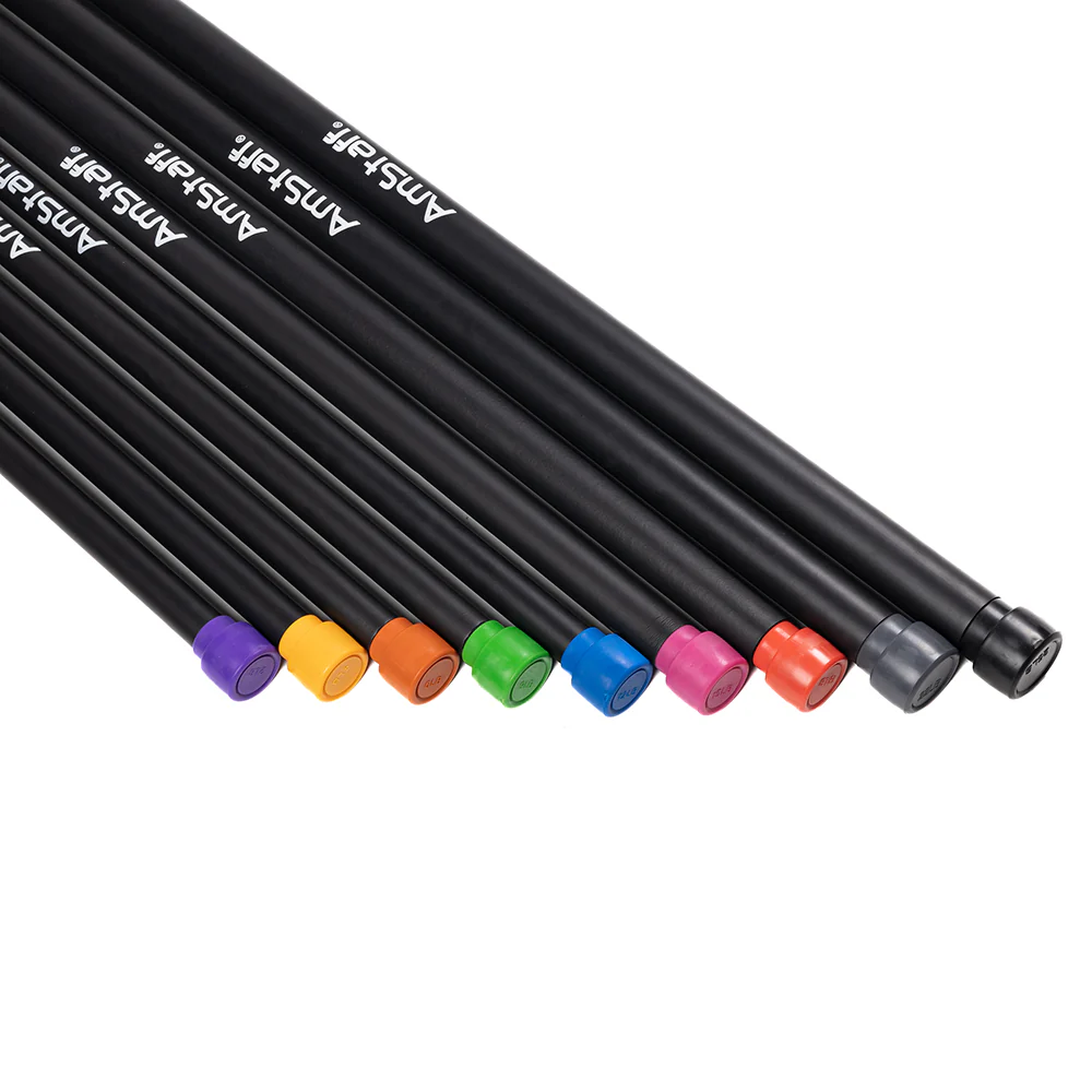 2-25lbs Body Bars Set w/ Storage Rack - Image 3