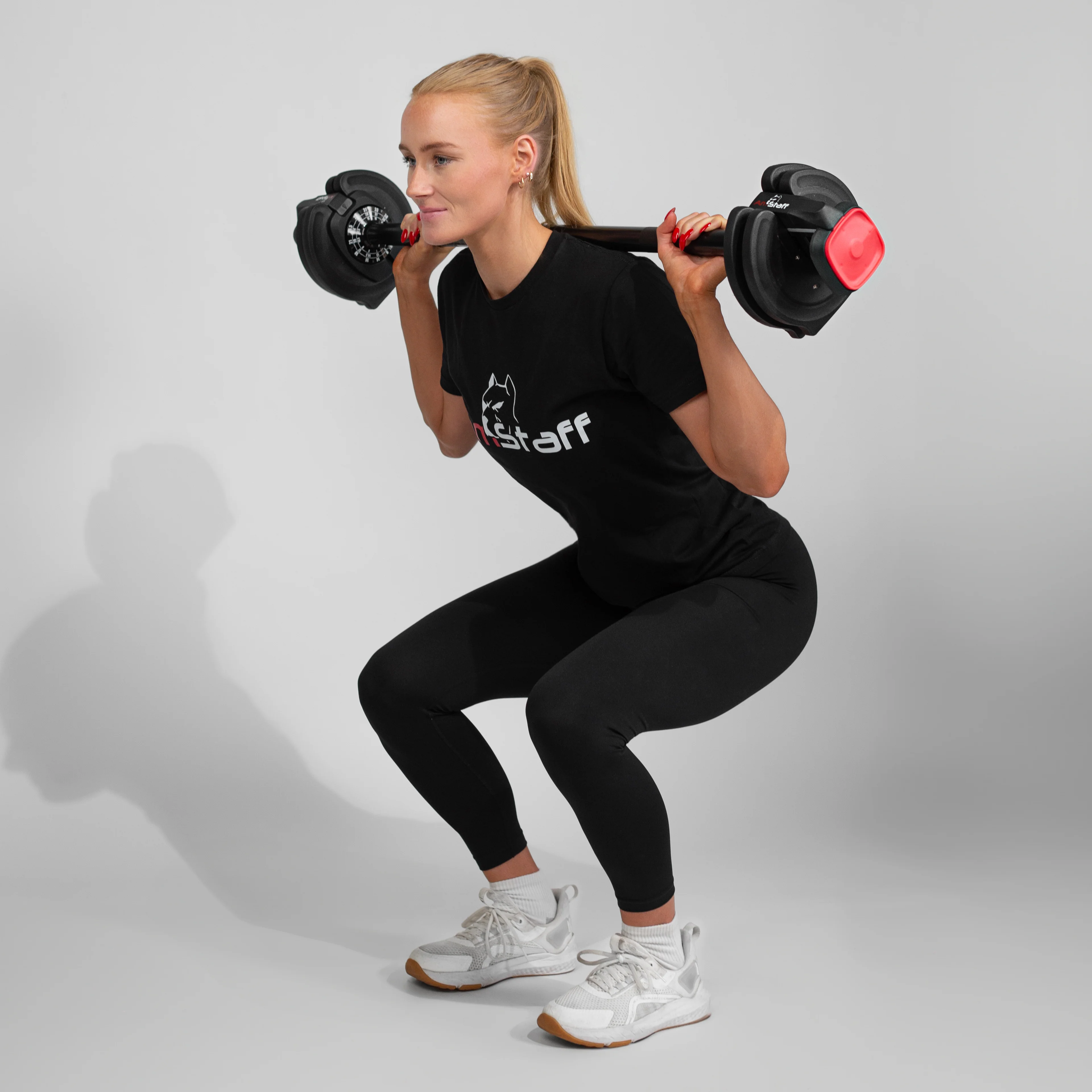 AmStaff Fitness 3-in-1 Adjustable Dumbbell/Kettlebell/Barbell Set (2-43lbs) - Image 15