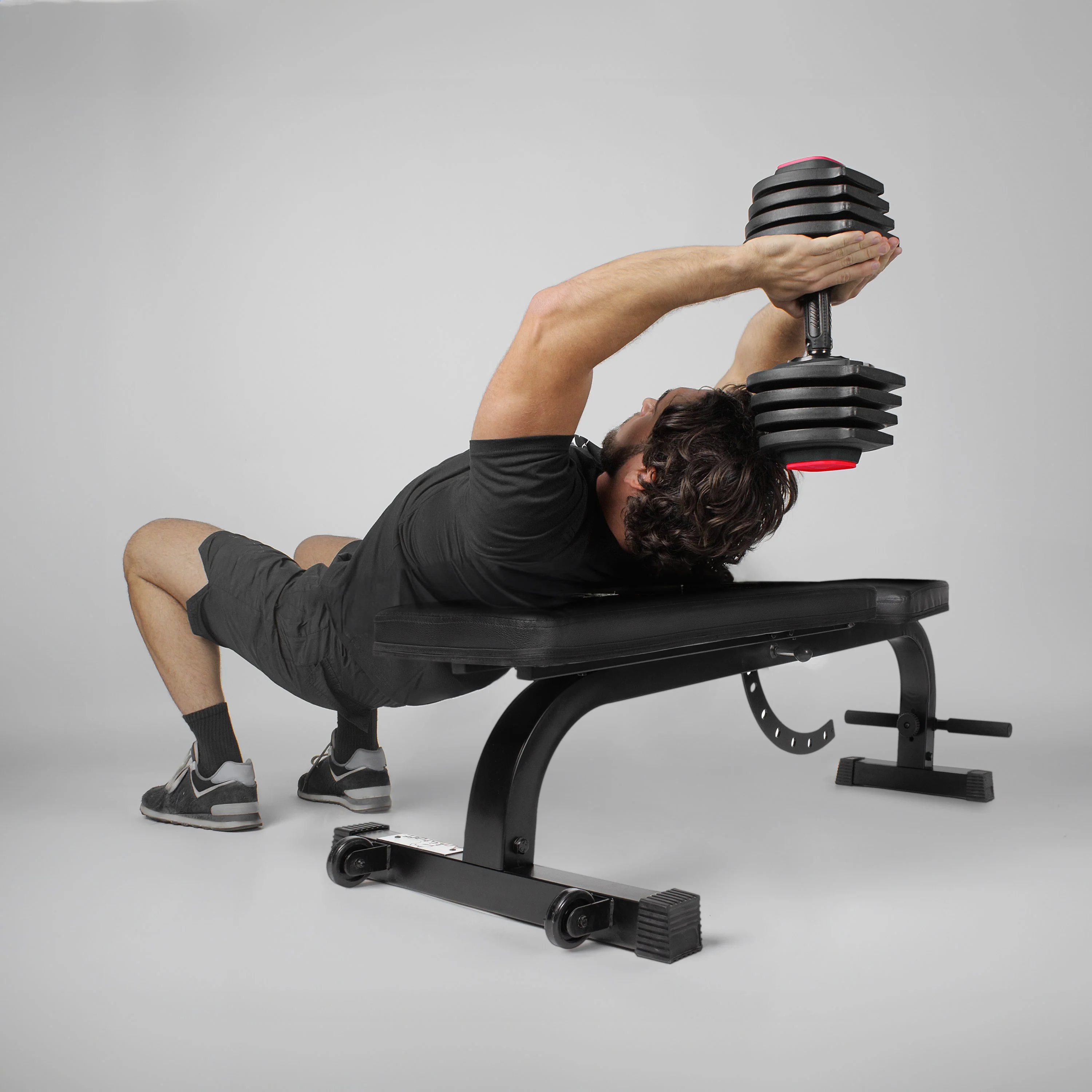AmStaff Fitness 3-in-1 Adjustable Dumbbell/Kettlebell/Barbell Set (2-43lbs) - Image 16