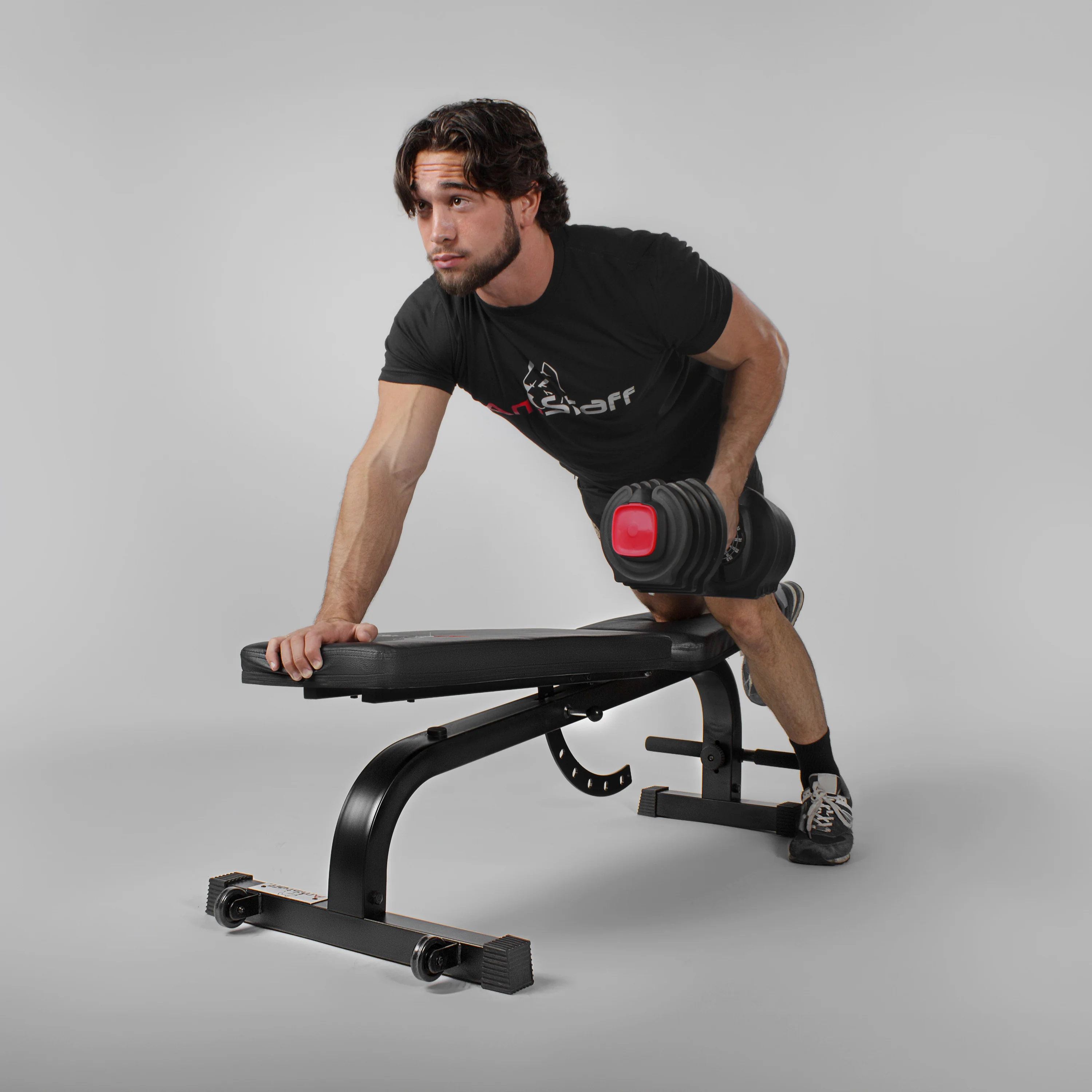 AmStaff Fitness 3-in-1 Adjustable Dumbbell/Kettlebell/Barbell Set (2-43lbs) - Image 4