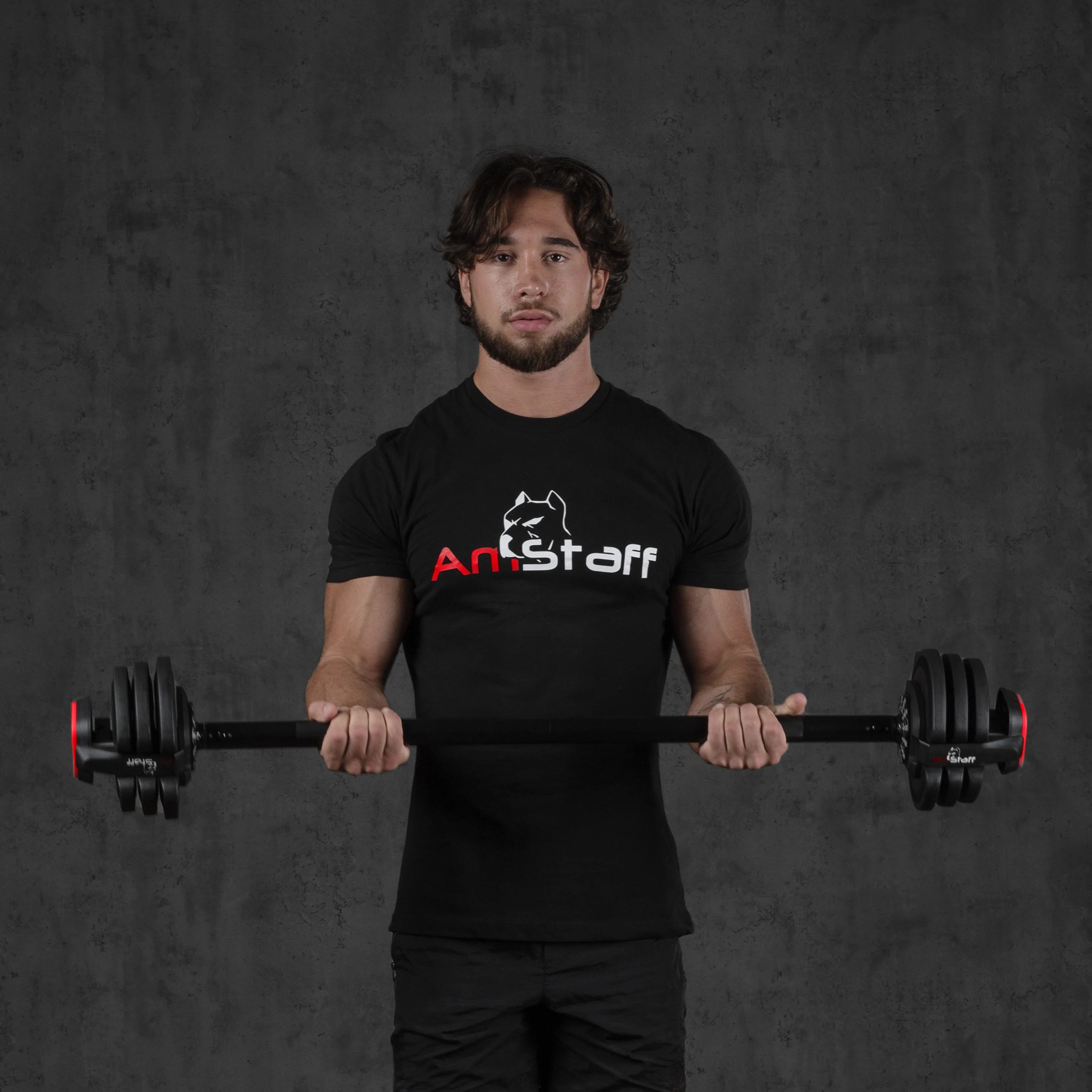 AmStaff Fitness 3-in-1 Adjustable Dumbbell/Kettlebell/Barbell Set (2-43lbs) - Image 6
