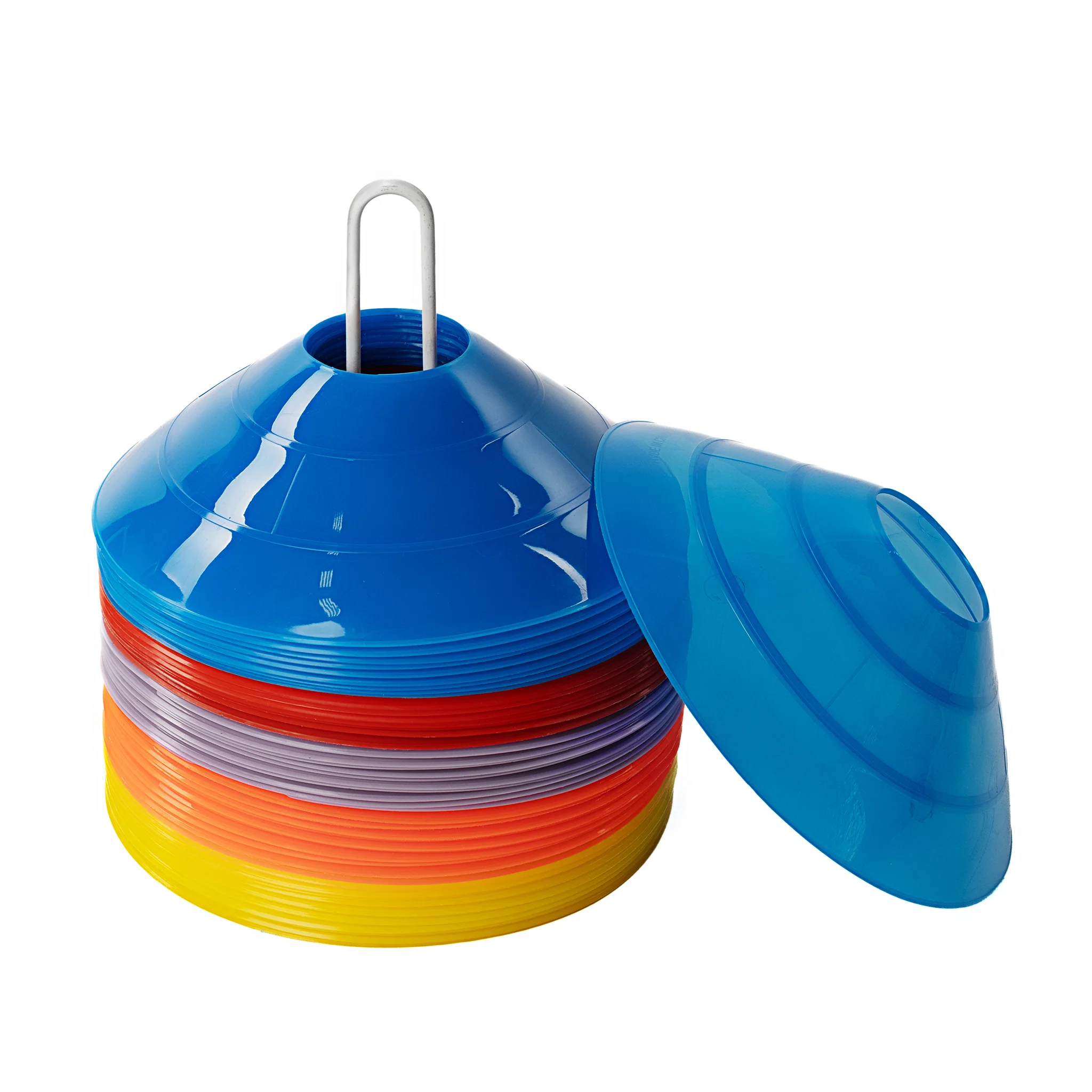 50 Multi-colour Field Marker Cones/Discs - Image 6