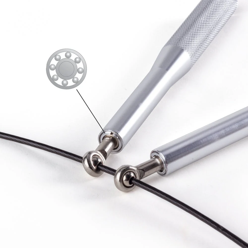 Aluminum Revolver Wire Speed Jump Rope - Image 3