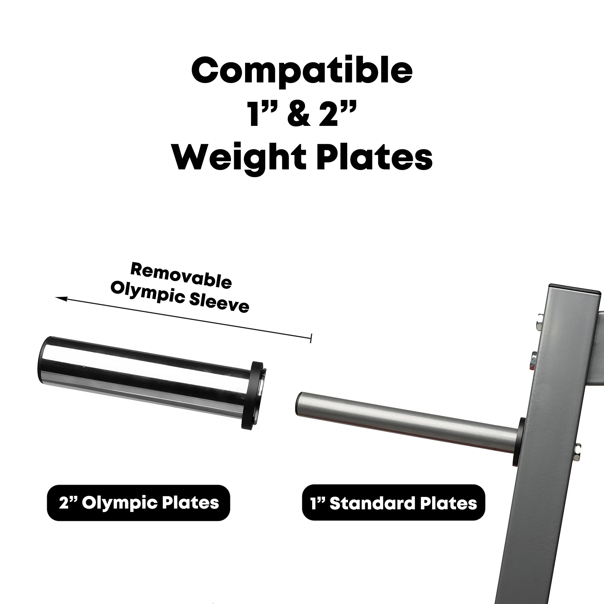 AmStaff A-Frame Olympic/Standard Plate Tree & Bar Holder TR051B - Image 3