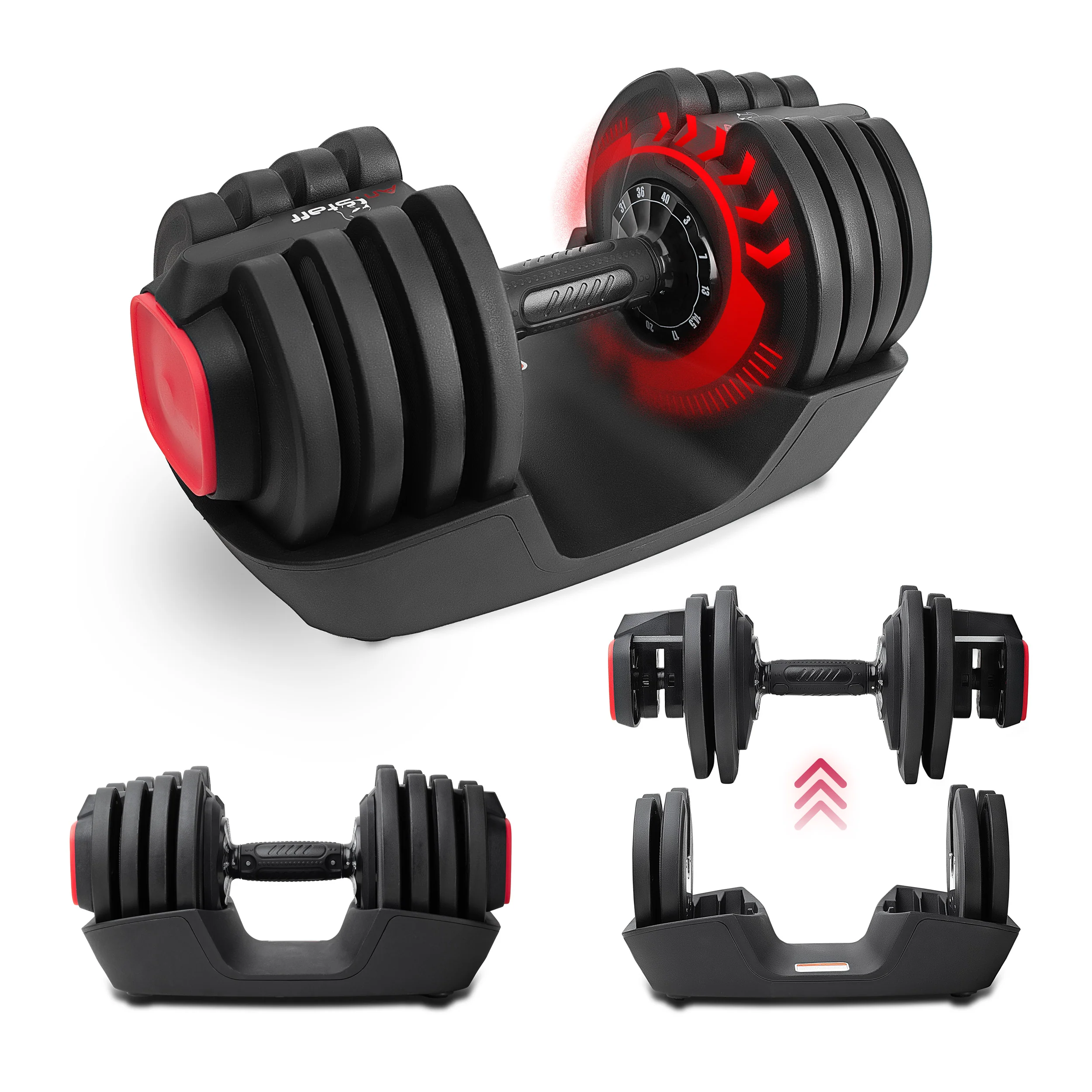 AmStaff Adjustable Dumbbell 3-40LB - Image 3