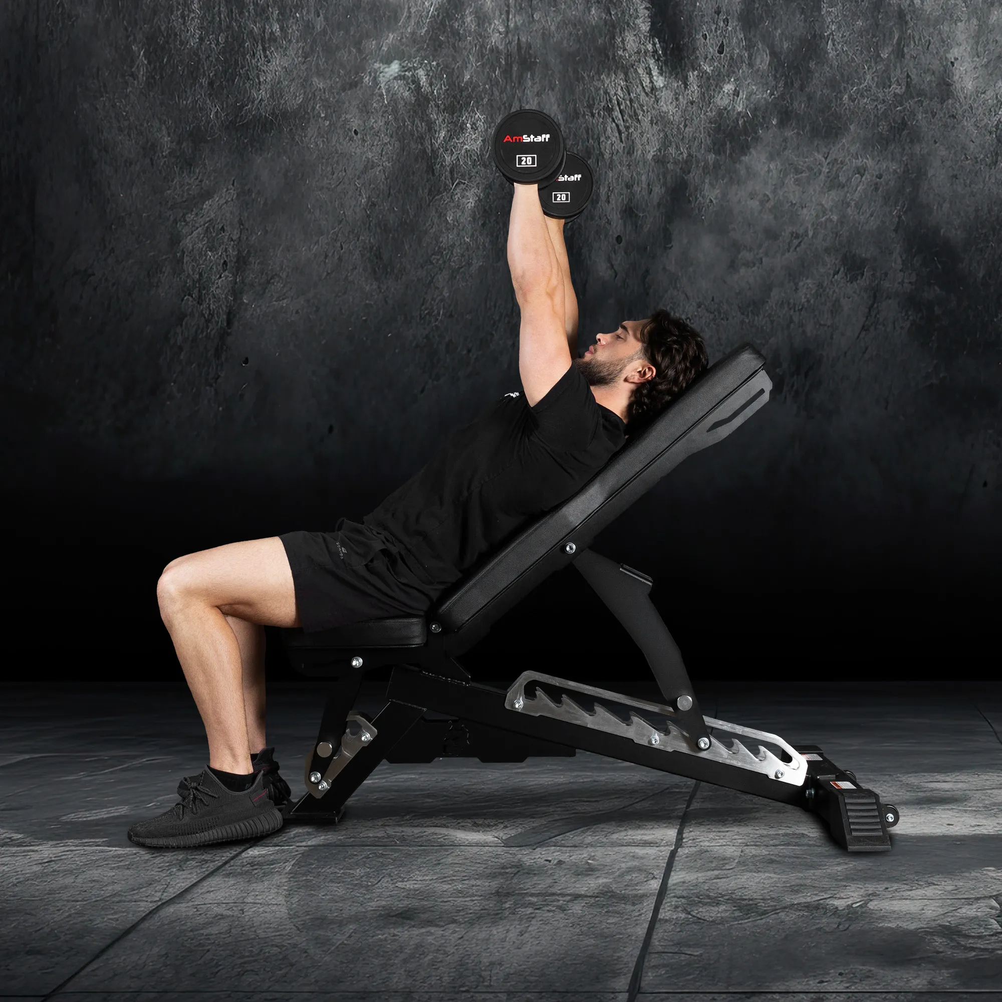 AmStaff AF-3000 Adjustable Bench - Green - Image 10