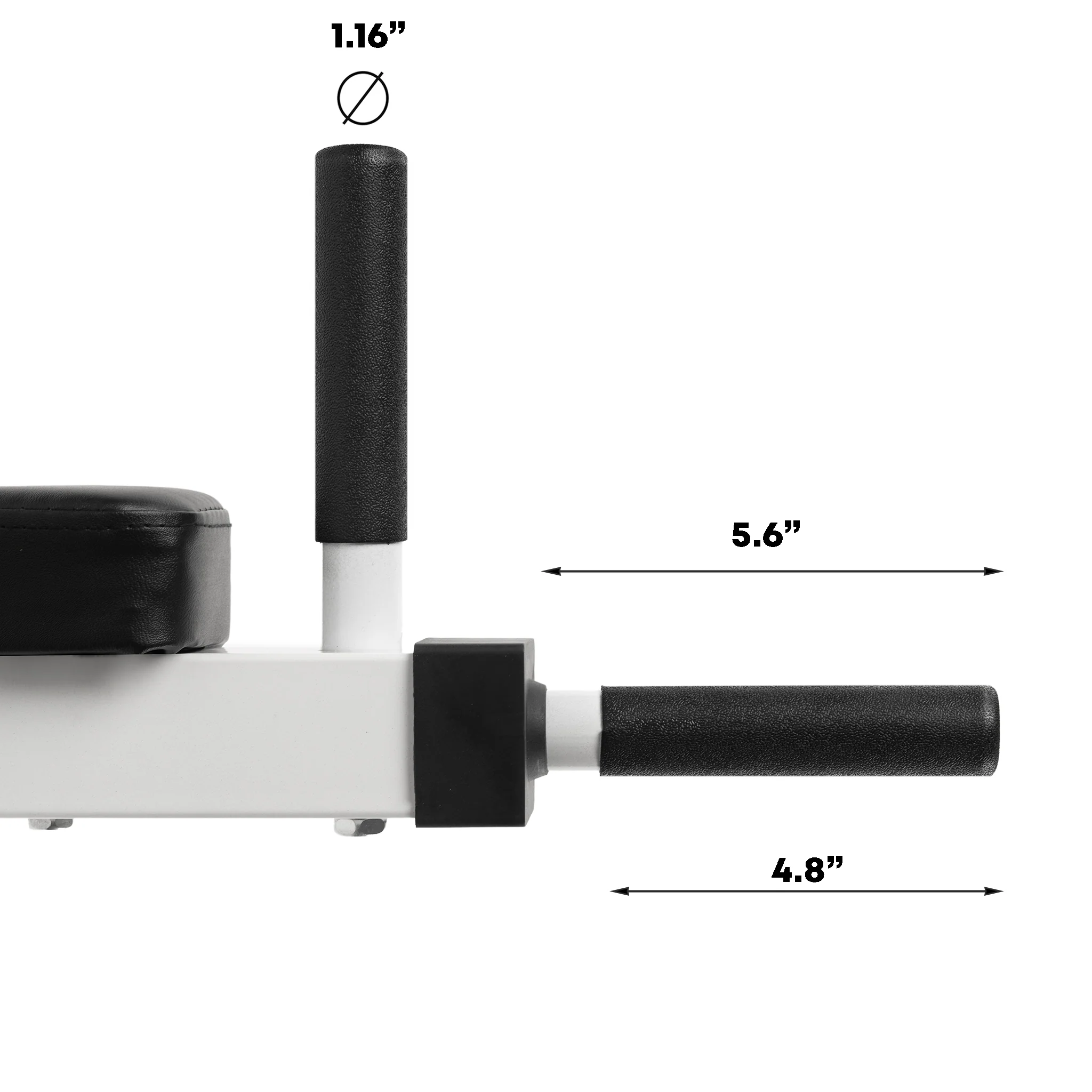AmStaff Dip Bar Knee Raise Bars - Wall Mounted - Image 4