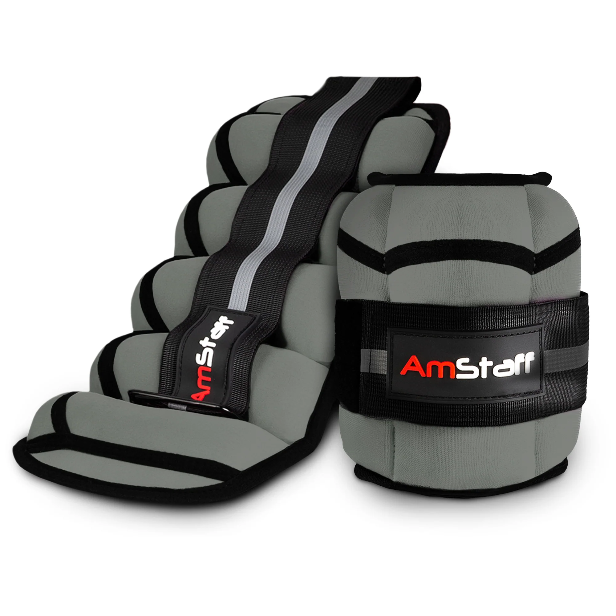 AmStaff Fitness Adjustable Ankle Weights - Pair - Image 3