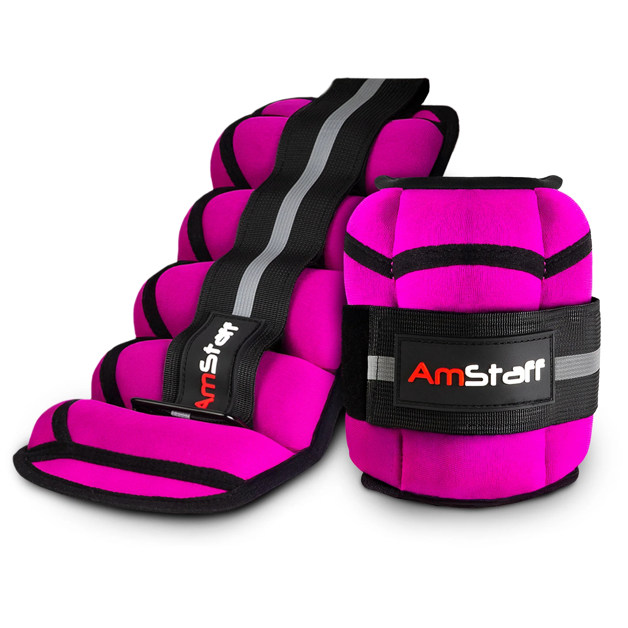 AmStaff Fitness Adjustable Ankle Weights - Pair - Image 5