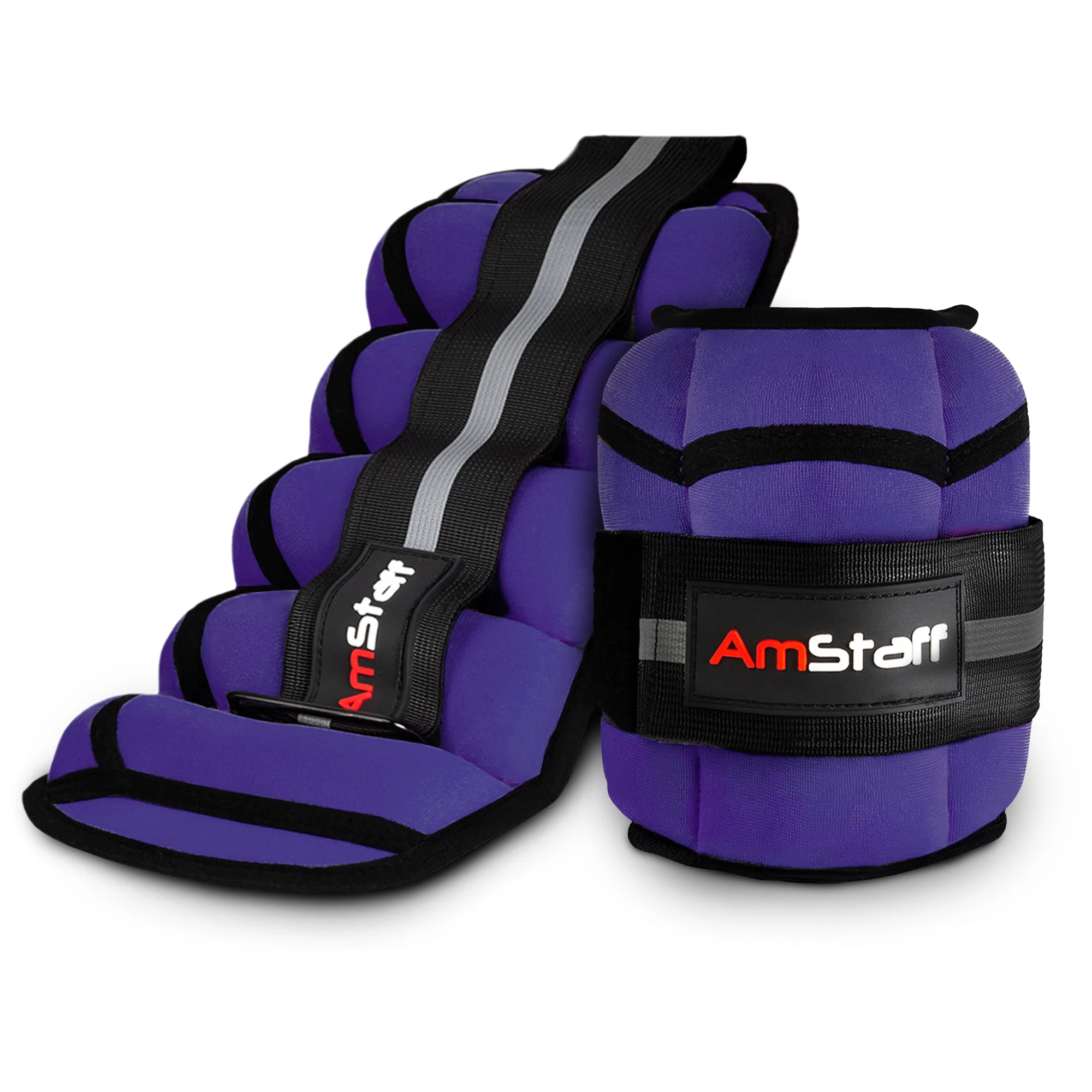 AmStaff Fitness Adjustable Ankle Weights - Pair - Image 6