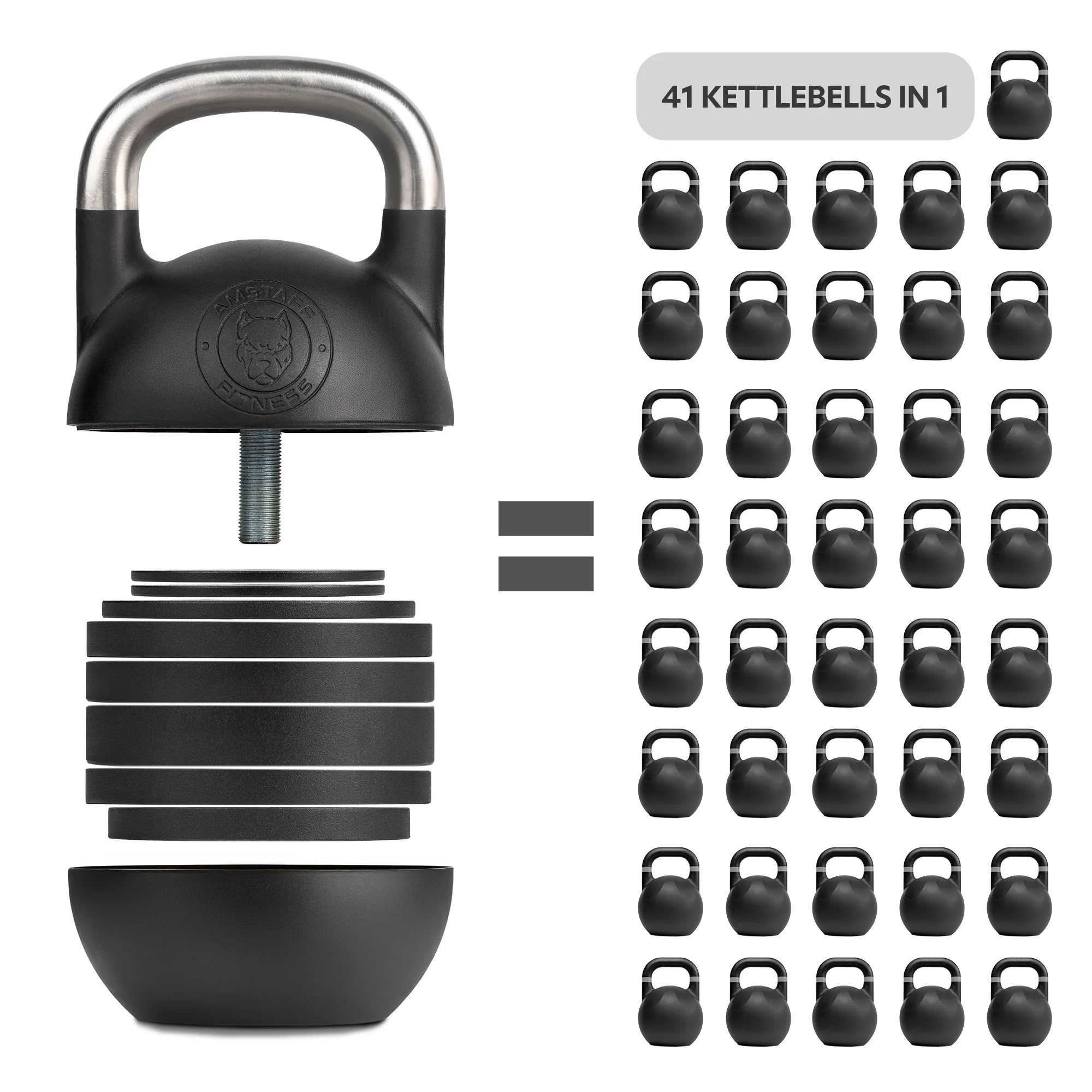 AmStaff Fitness Adjustable Competition Kettlebell (12-32 KG) - Image 4