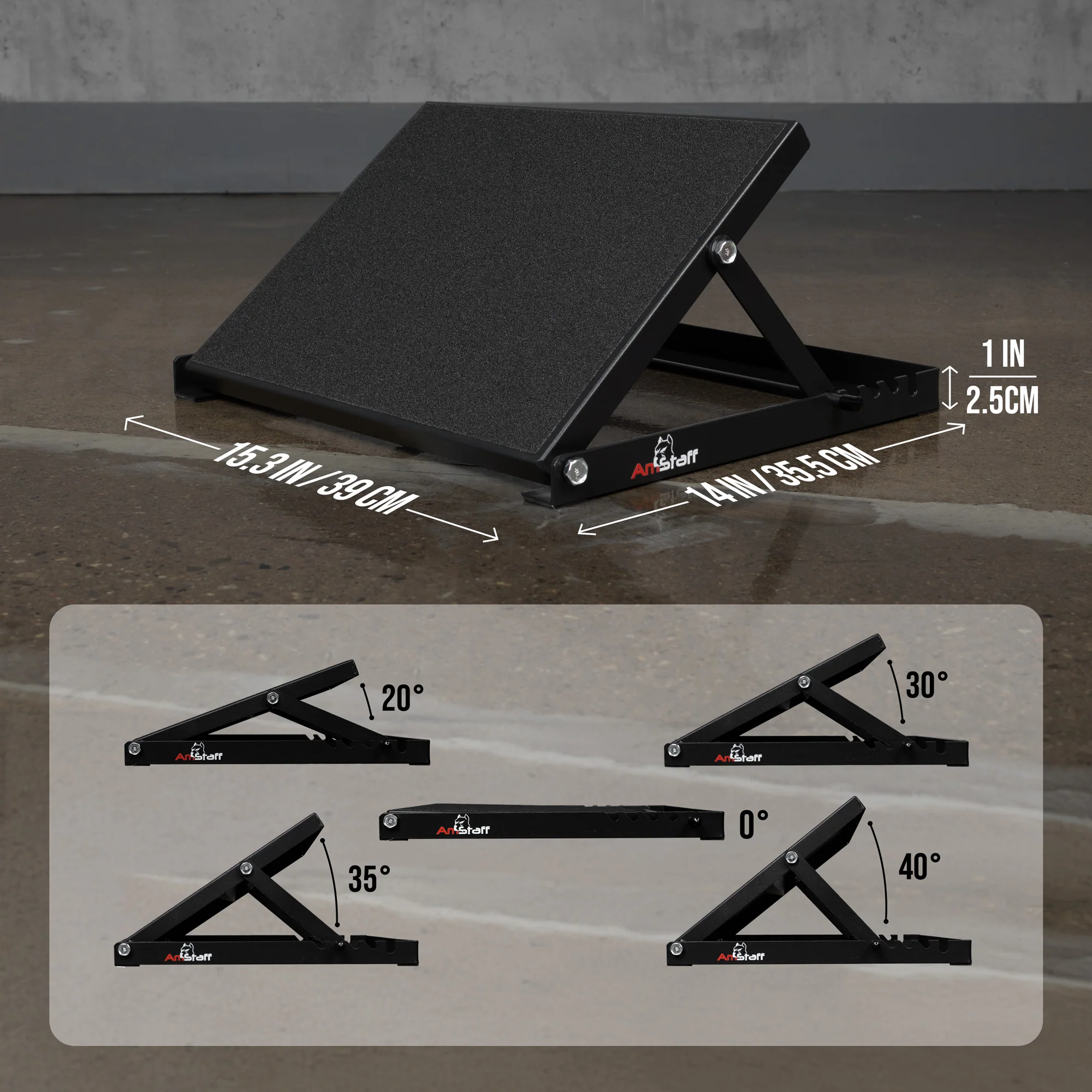 AmStaff Fitness Adjustable Squat Slant board - Image 8