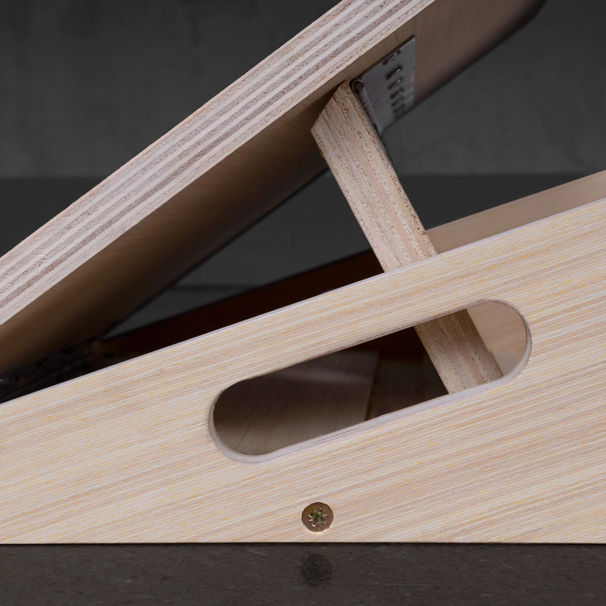 Amstaff Fitness Adjustable Wooden Squat Slant board - Image 3