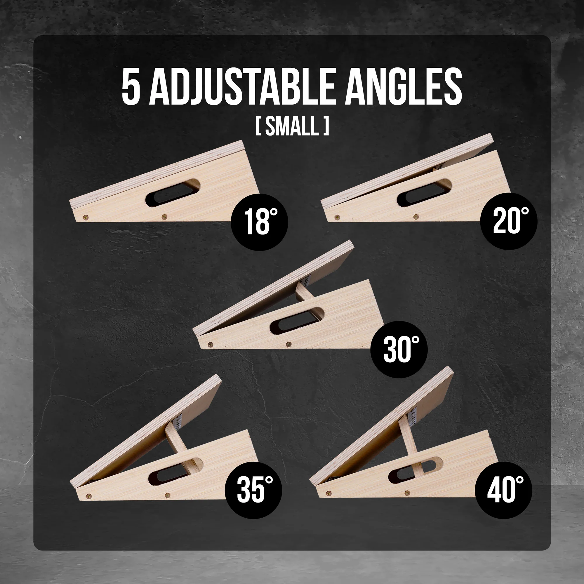Amstaff Fitness Adjustable Wooden Squat Slant board - Image 9