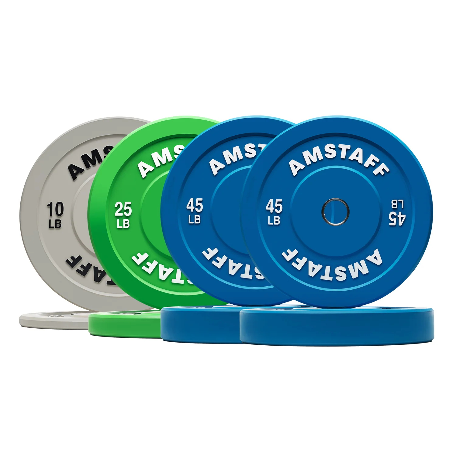 AmStaff Fitness Coloured Bumper Plates - Image 11