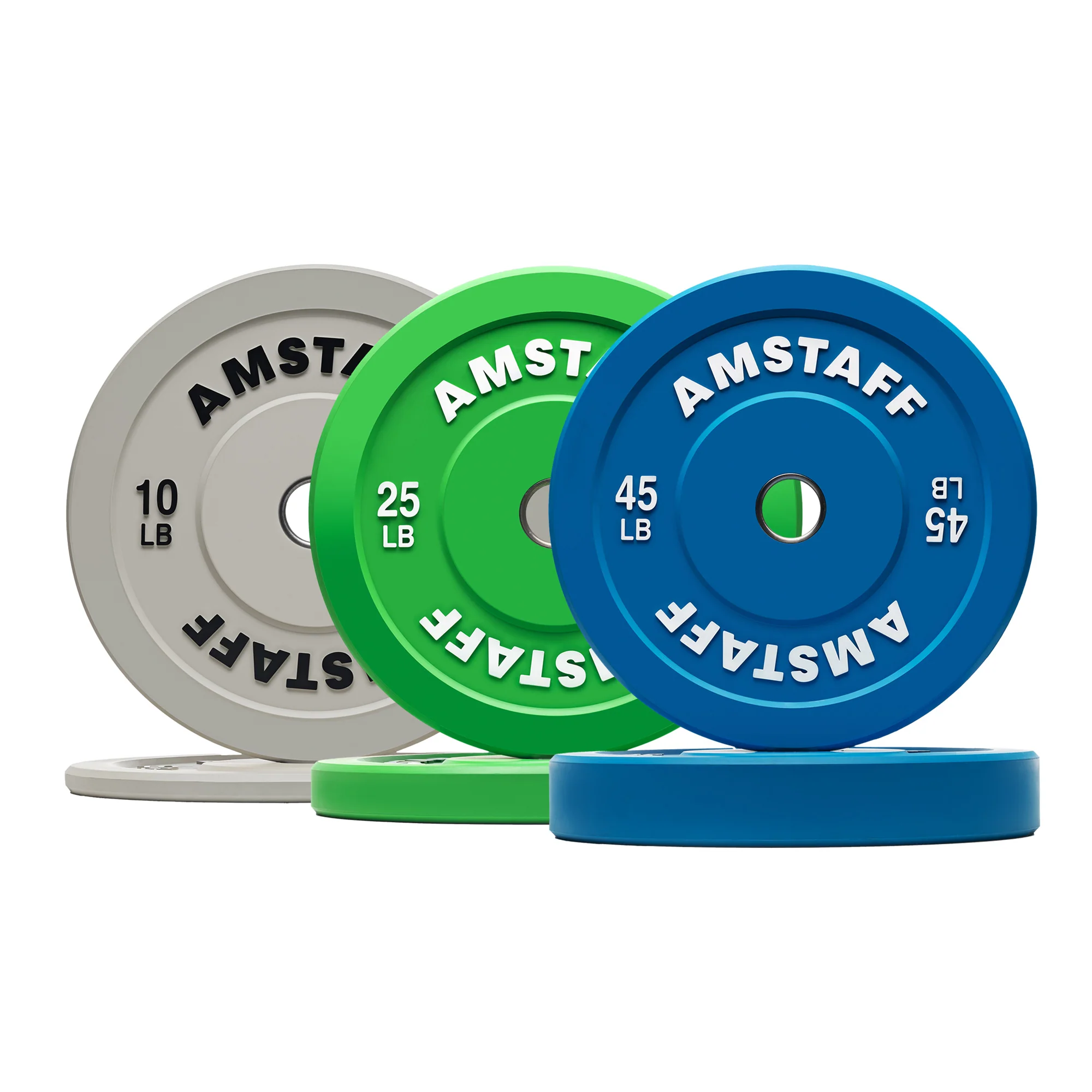 AmStaff Fitness Coloured Bumper Plates - Image 8