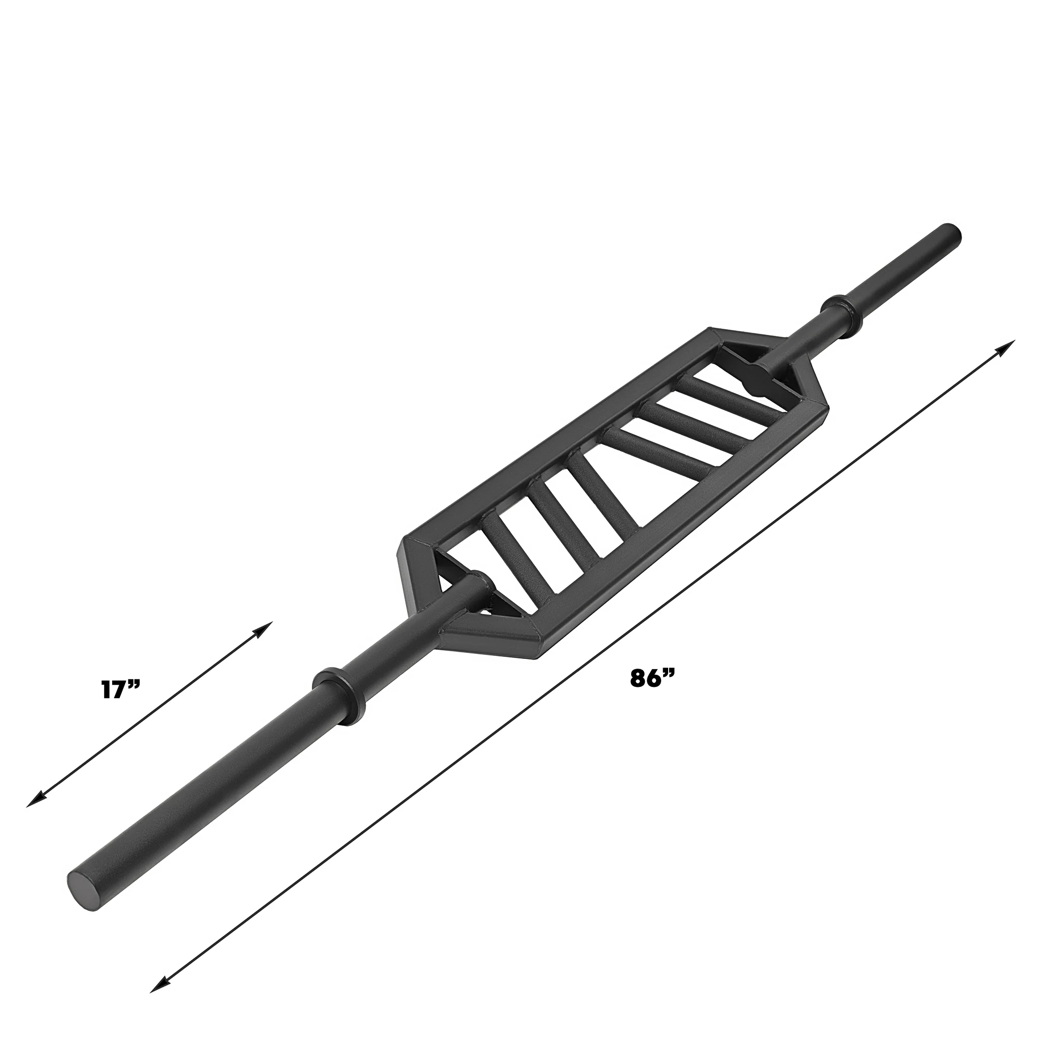 AmStaff Fitness Commercial Olympic Angled Grip Swiss Bar - Image 3