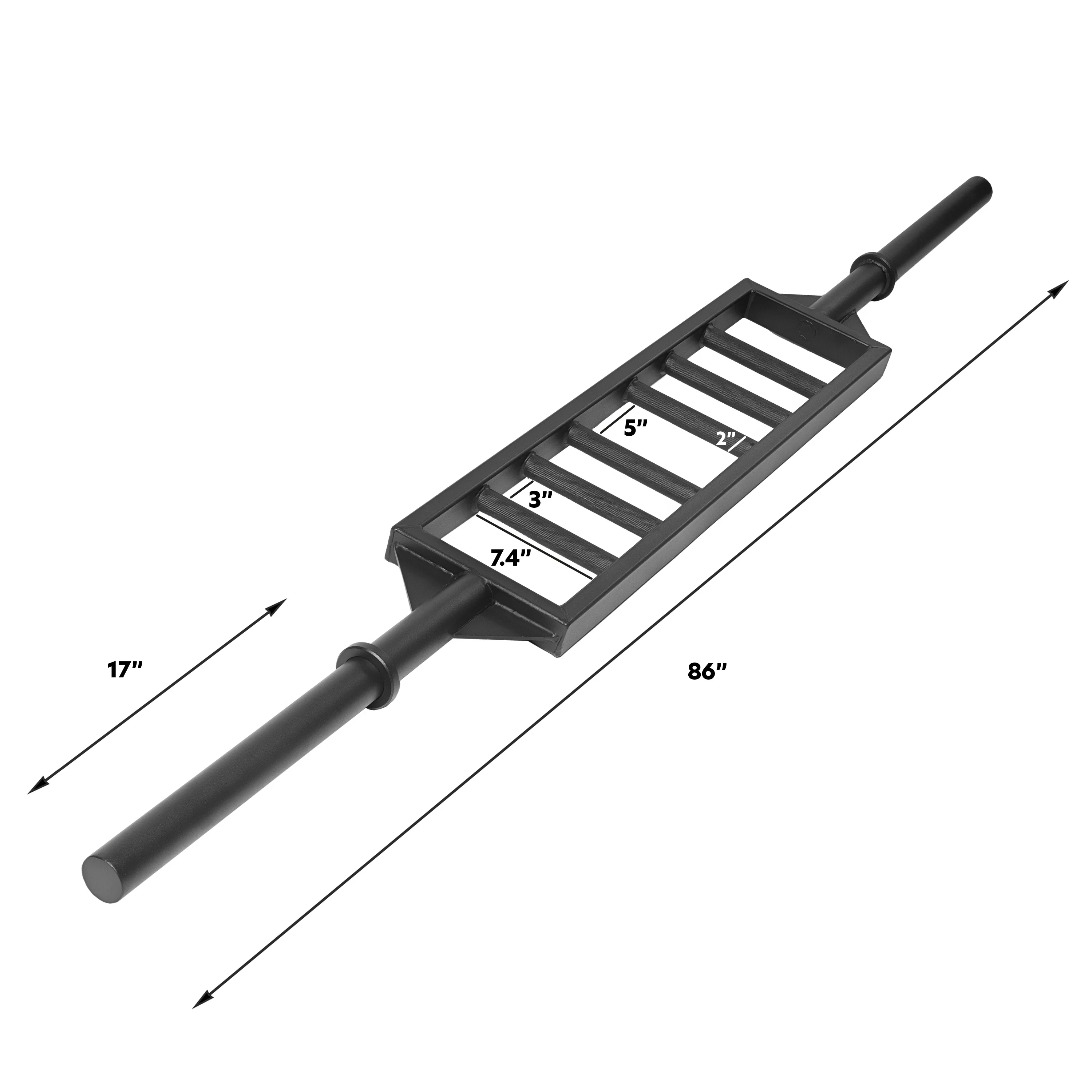 AmStaff Fitness Commercial Olympic Swiss Bar - 700lb Capacity - Image 3