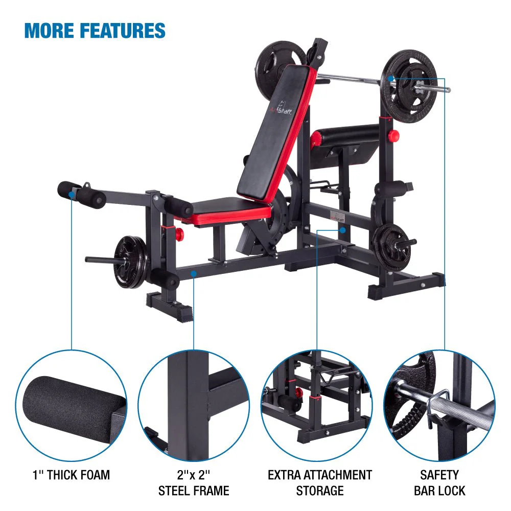 AmStaff Fitness DF-1323 Multifunctional Press Bench - Image 6