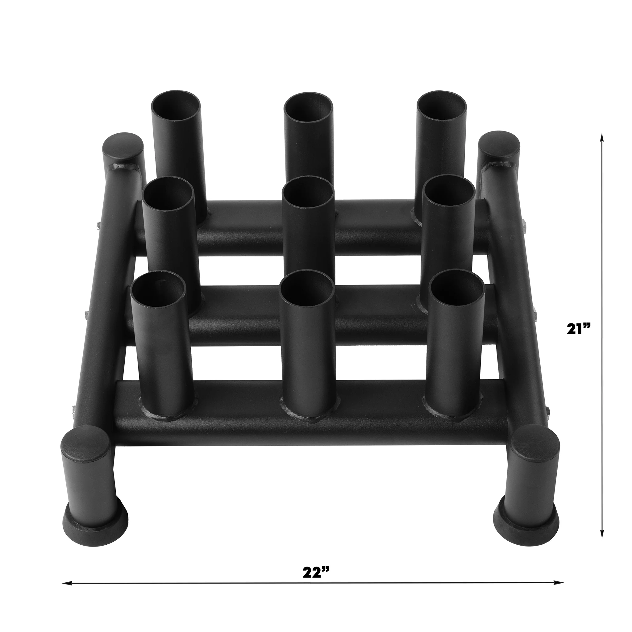 AmStaff Fitness DF-7463 Commercial 9 Bar Storage Rack - Image 3