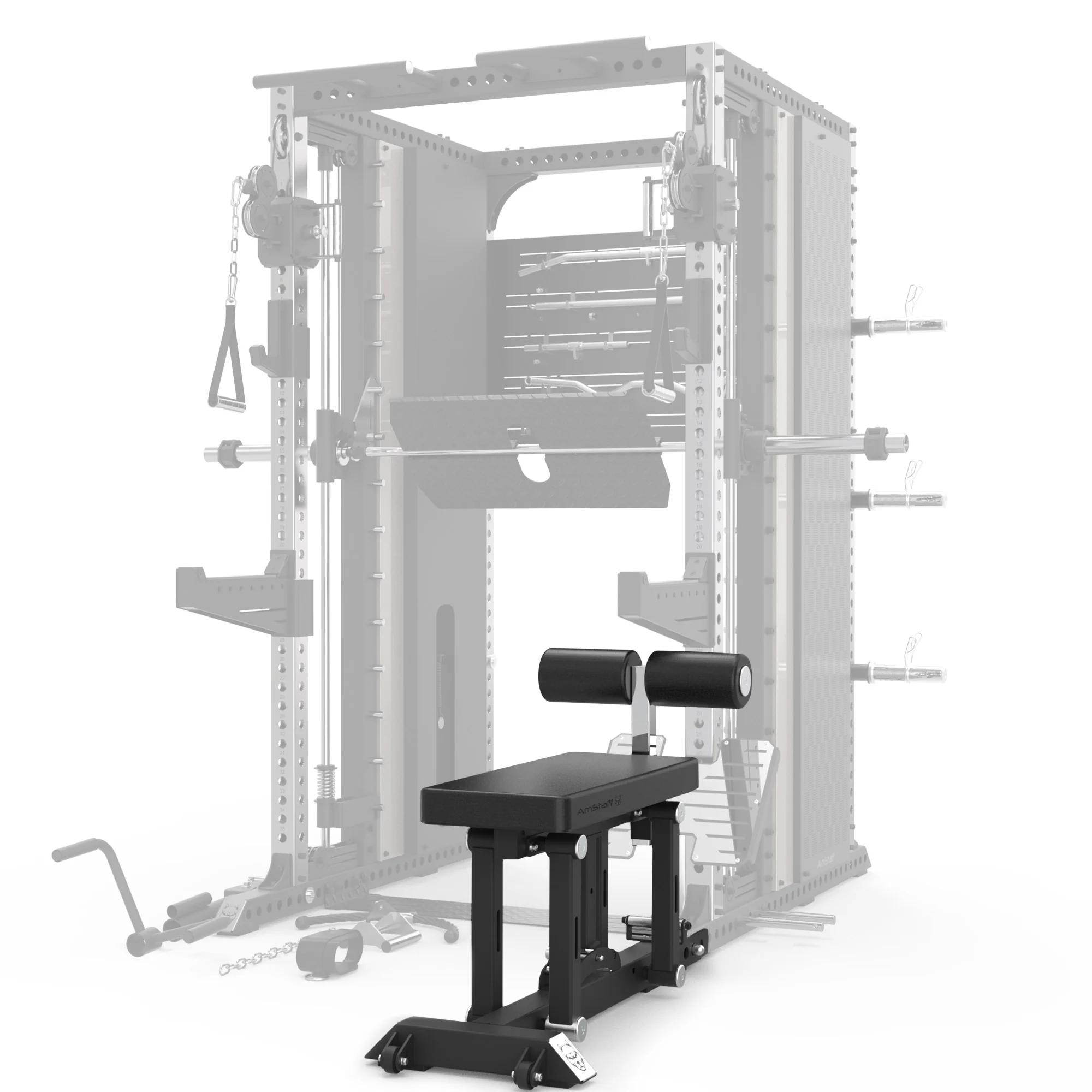 AmStaff Fitness Dog Bench Attachment for ARTIS Smith Machine - Image 3