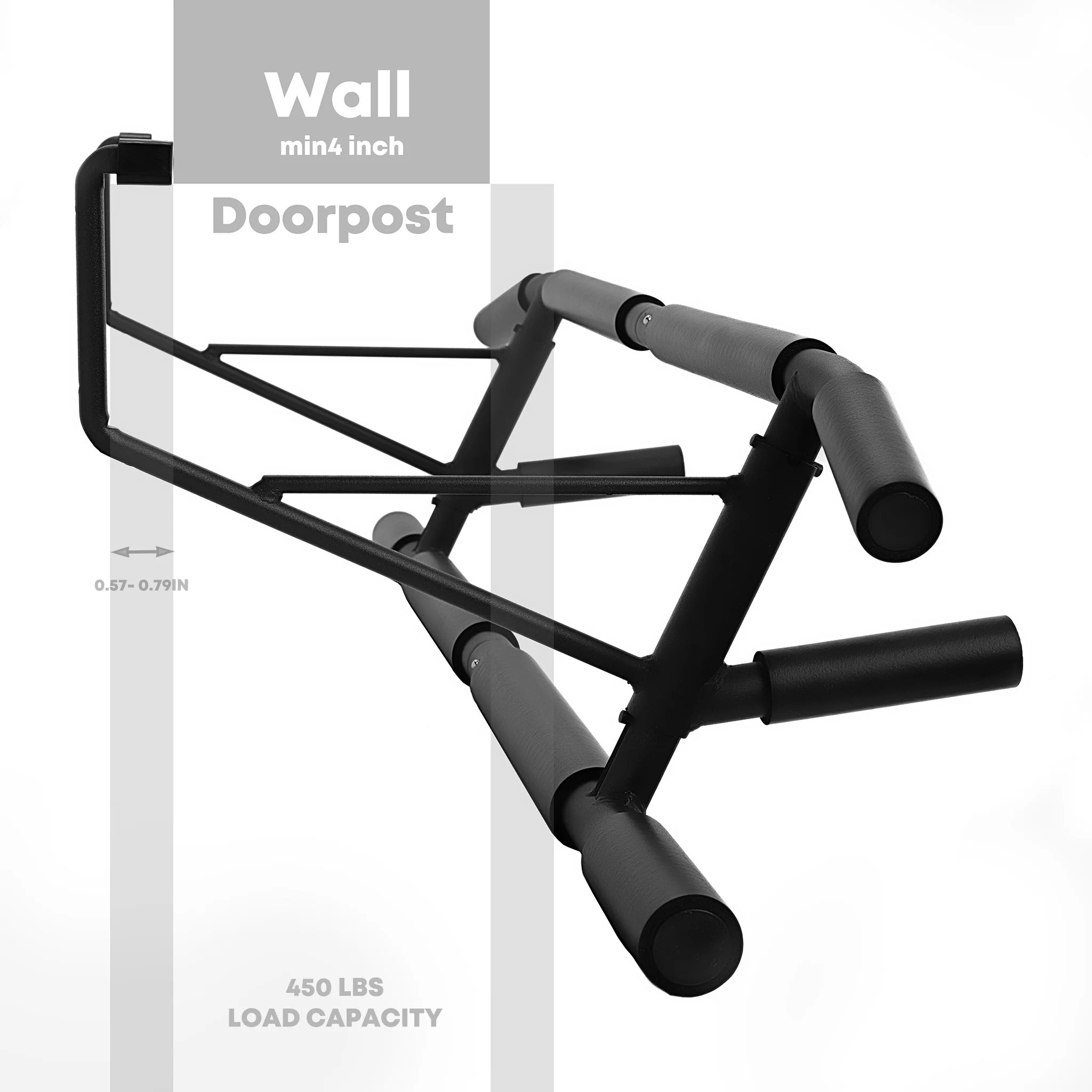 AmStaff Fitness Foldable Doorway Pull Up Bar - Image 3