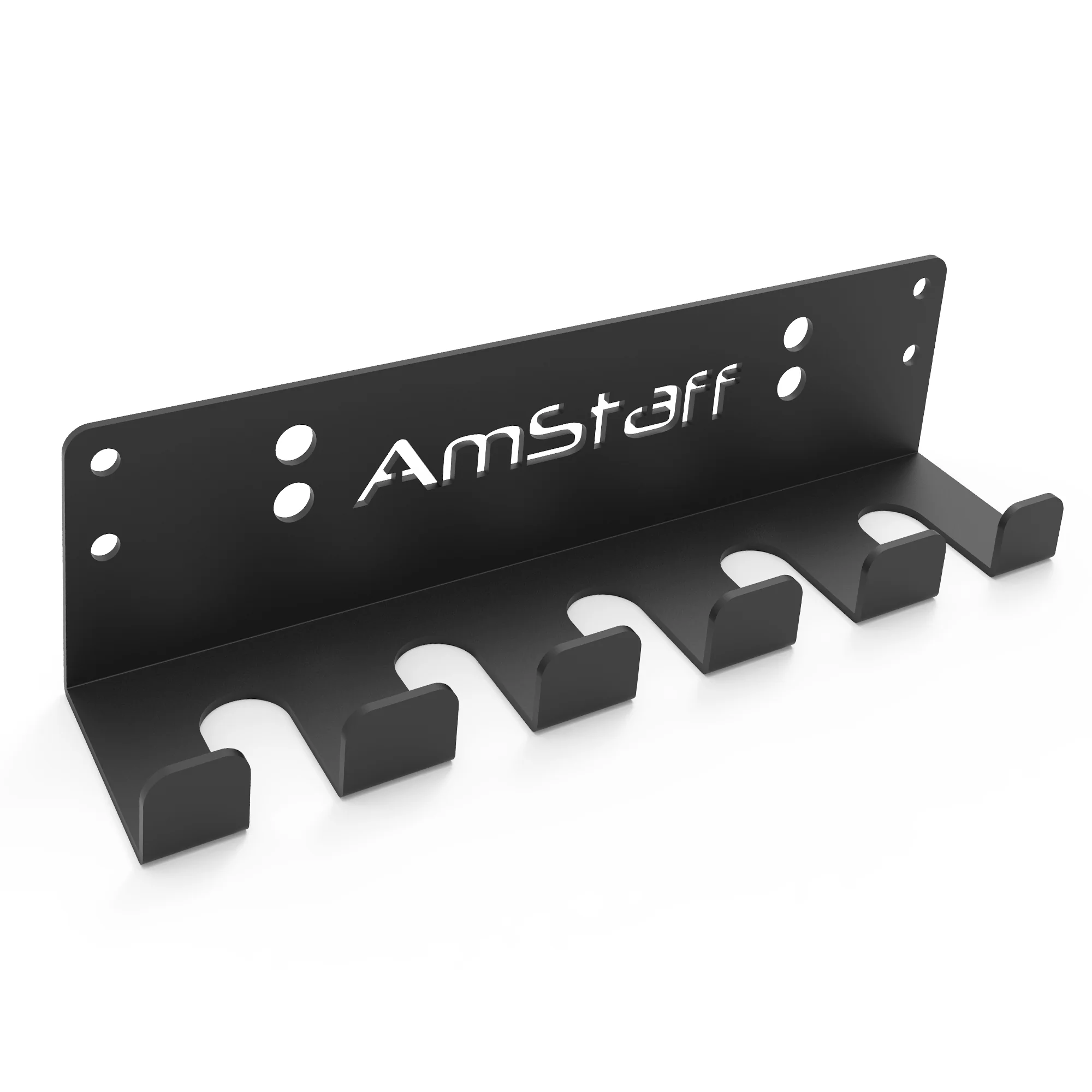 AmStaff Fitness Hanging Barbell Holder - 5 Slot - Image 2