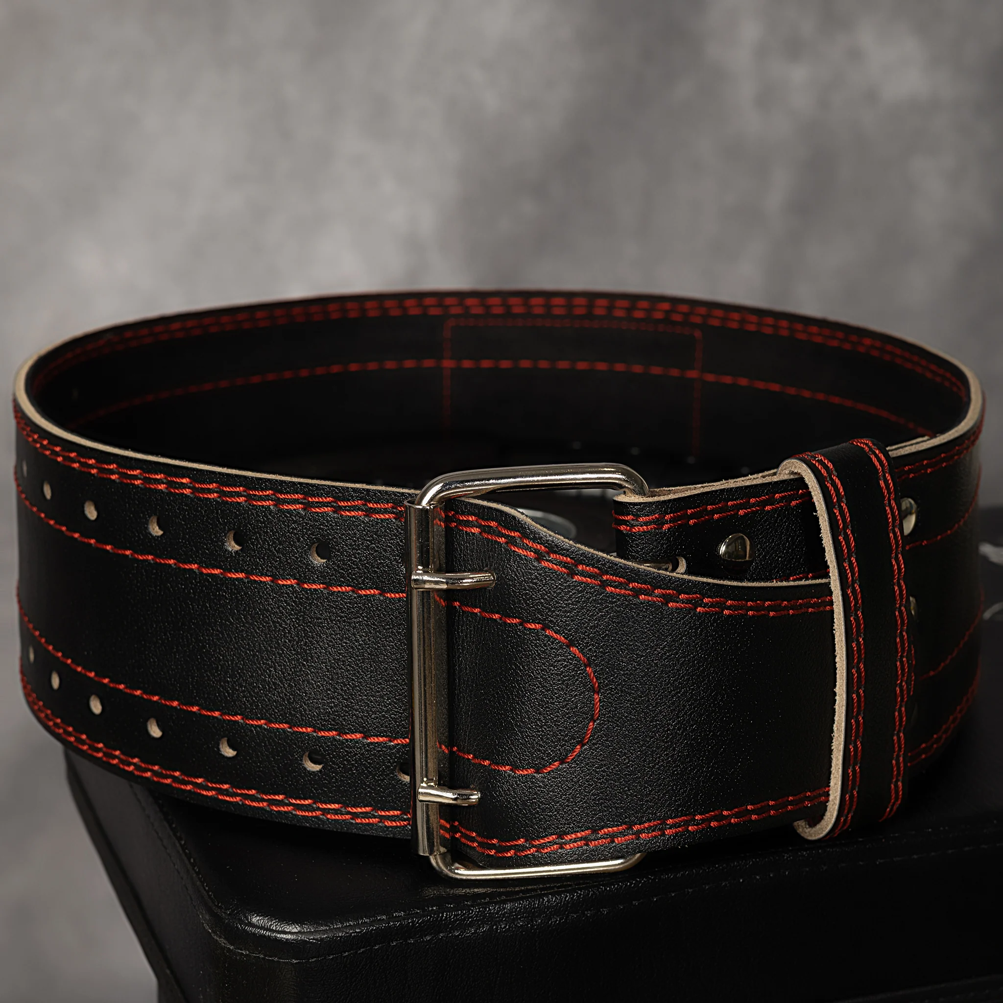 AmStaff Fitness Leather Powerlifting Belt - Image 5