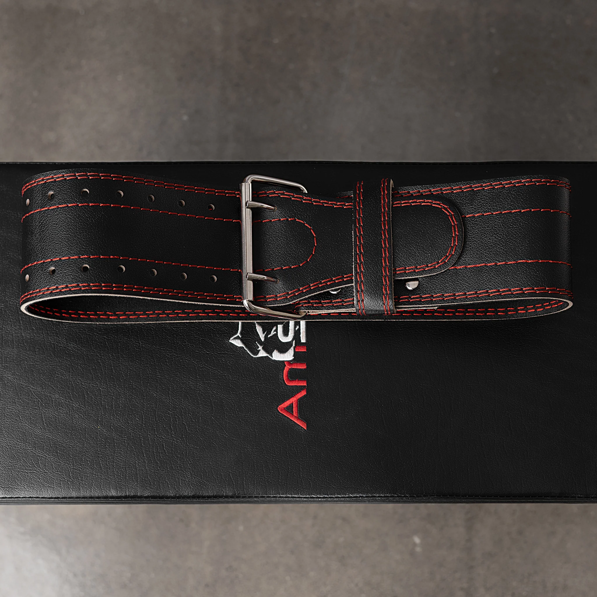 AmStaff Fitness Leather Powerlifting Belt - Image 7