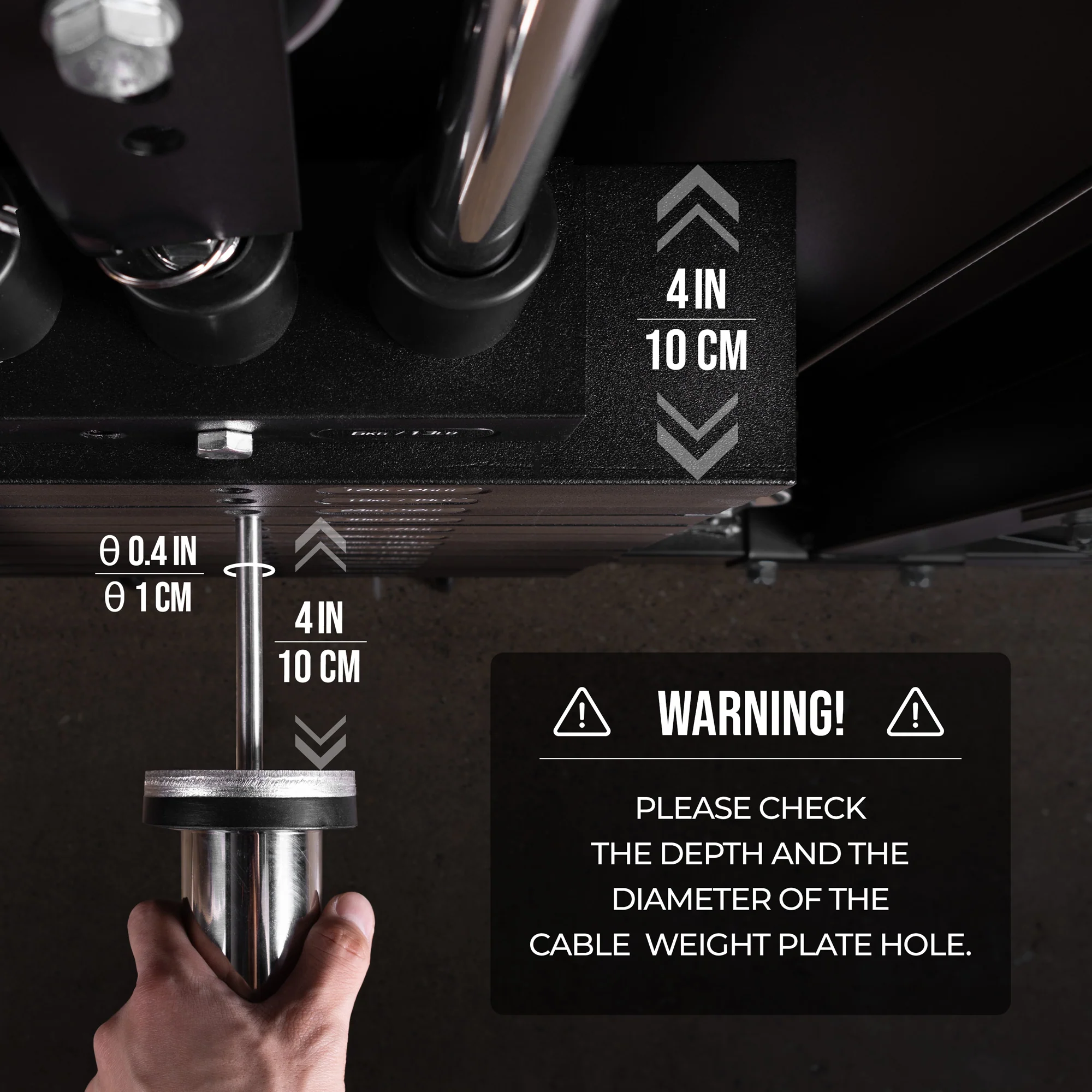 Amstaff Fitness Weight Stack Pin Attachment - Image 4