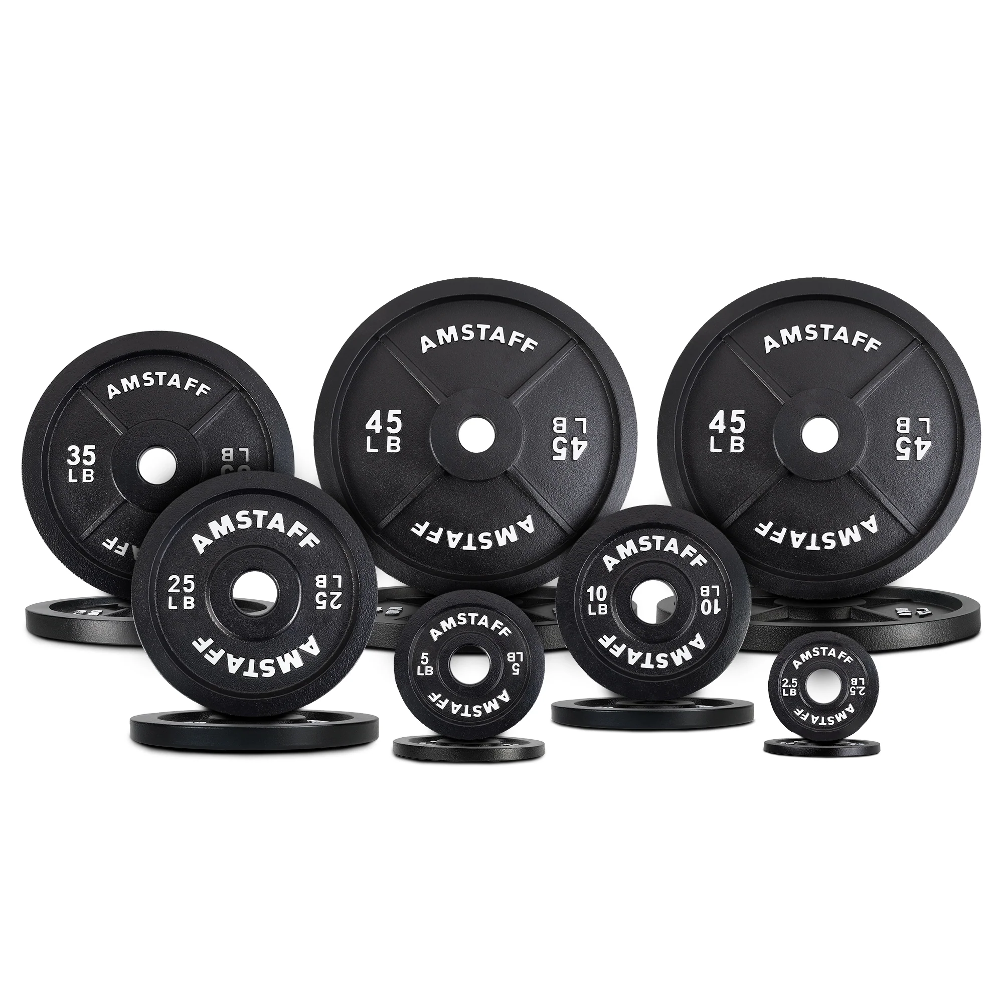 AmStaff Fitness Olympics Cast Iron Plates - Image 25