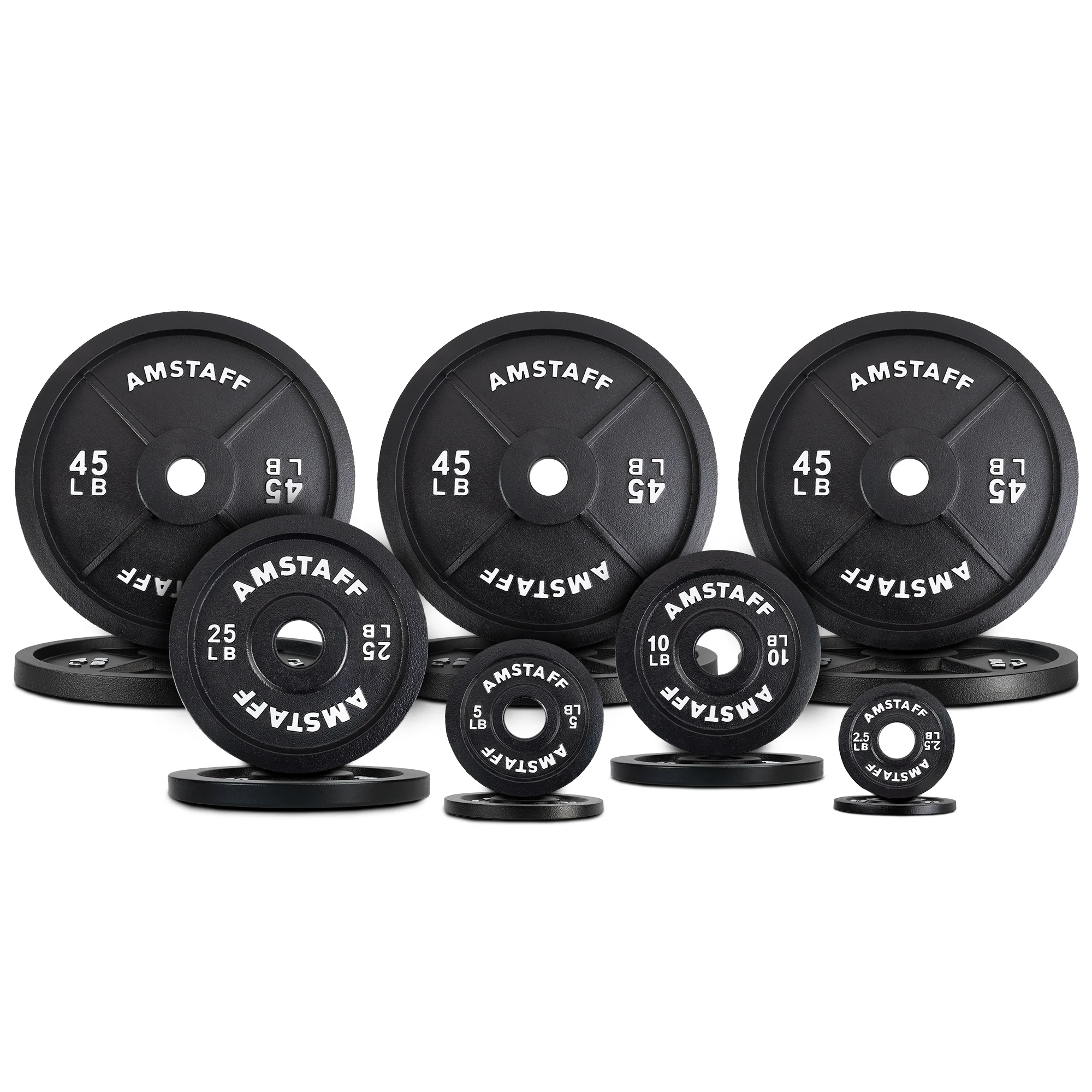 AmStaff Fitness Olympics Cast Iron Plates - Image 26