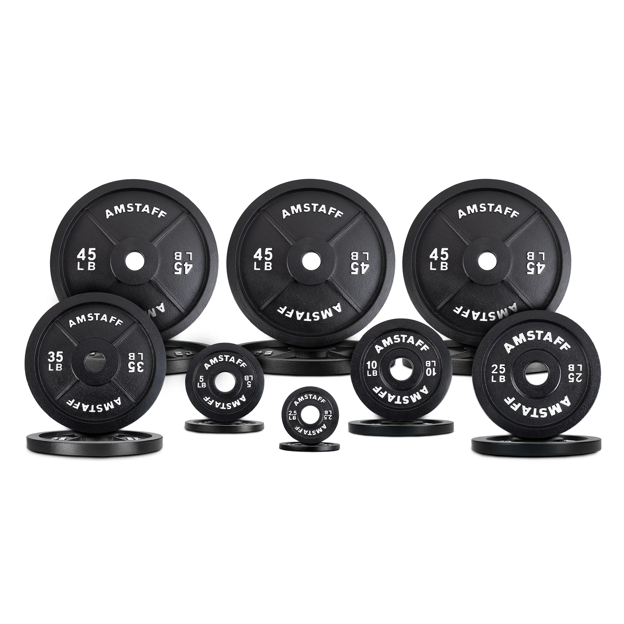 AmStaff Fitness Olympics Cast Iron Plates - Image 27