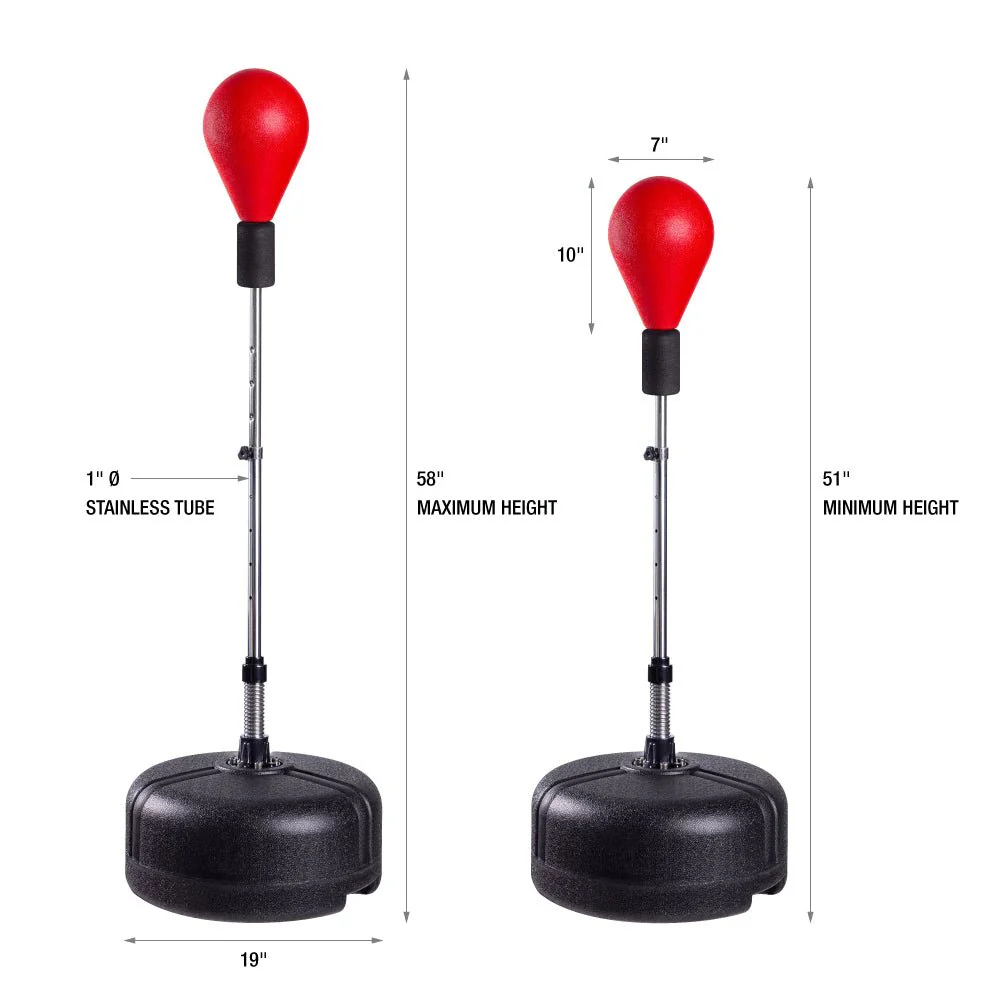 AmStaff Fitness Pro Free Standing Speed Bag - Image 2