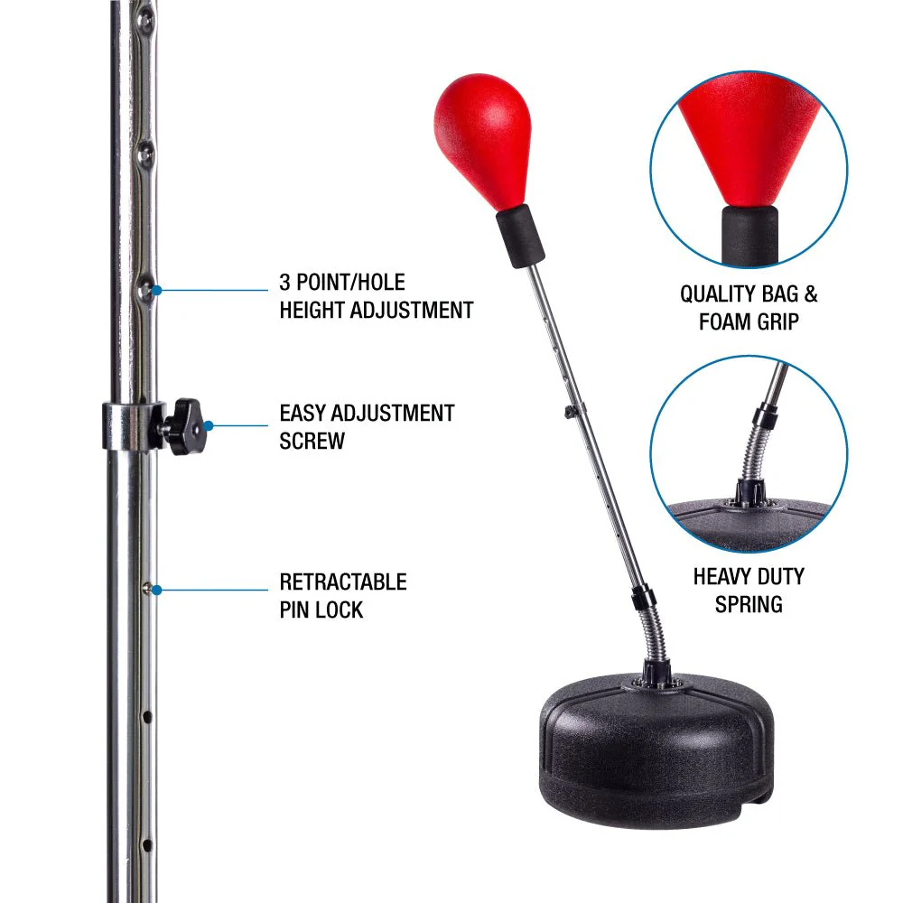 AmStaff Fitness Pro Free Standing Speed Bag - Image 3