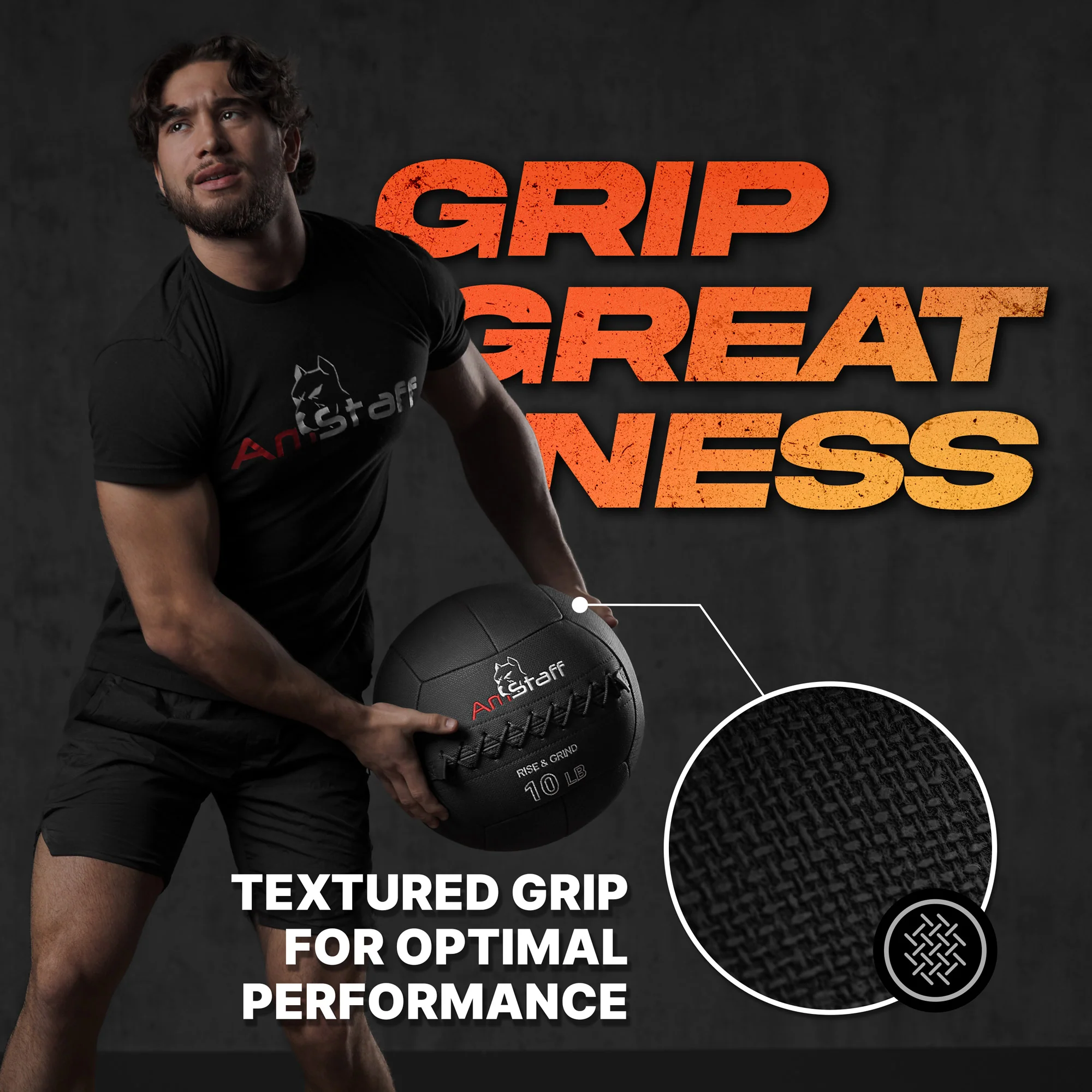 AmStaff Fitness Pro Wall Balls - Image 3