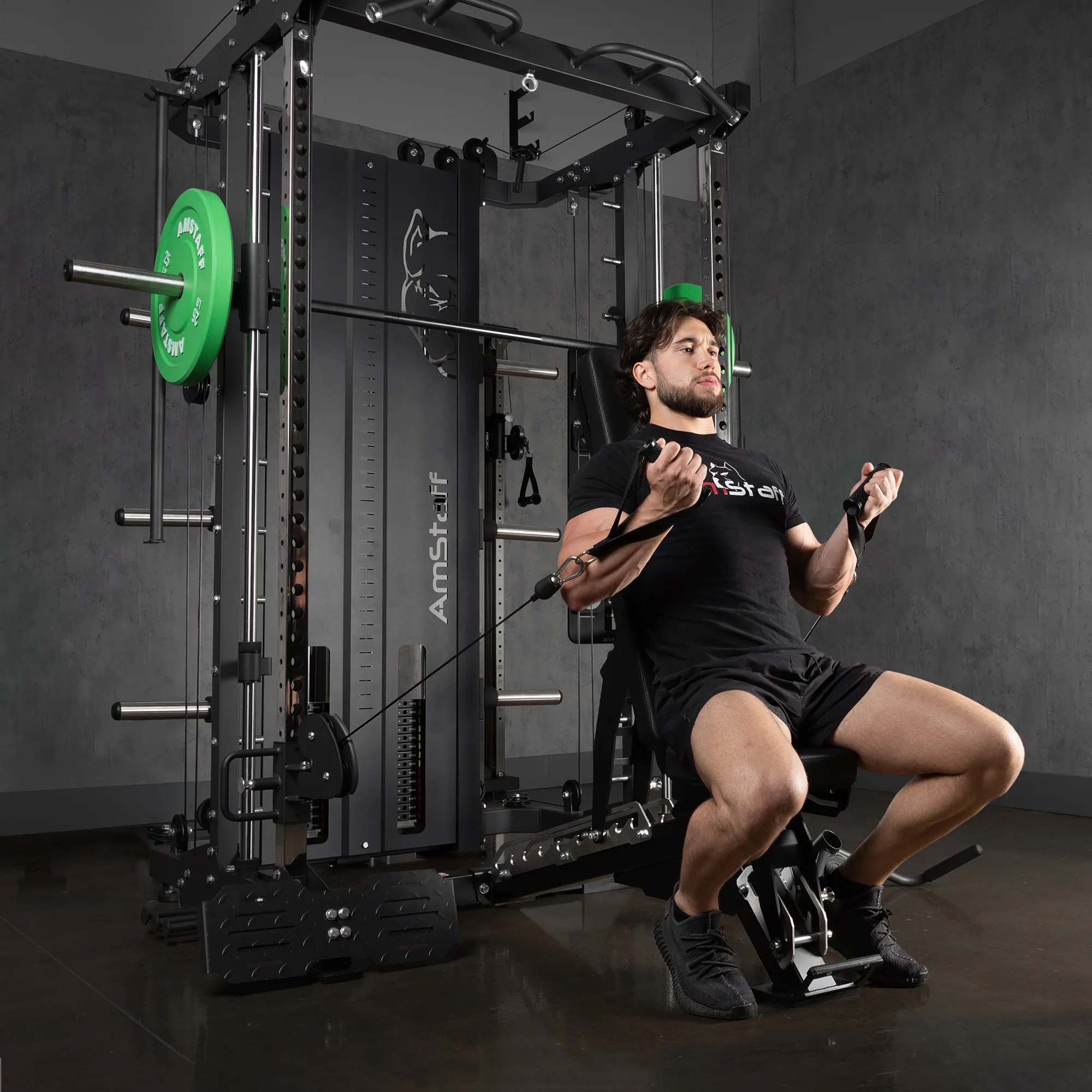 AmStaff Fitness SD-3000 All-In-One Smith Machine - Image 3