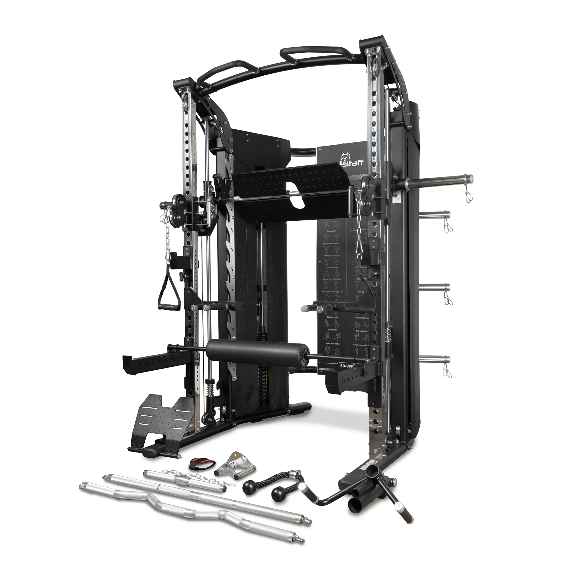 AmStaff Fitness SD-5000 All-In-one Smith Machine - Image 19