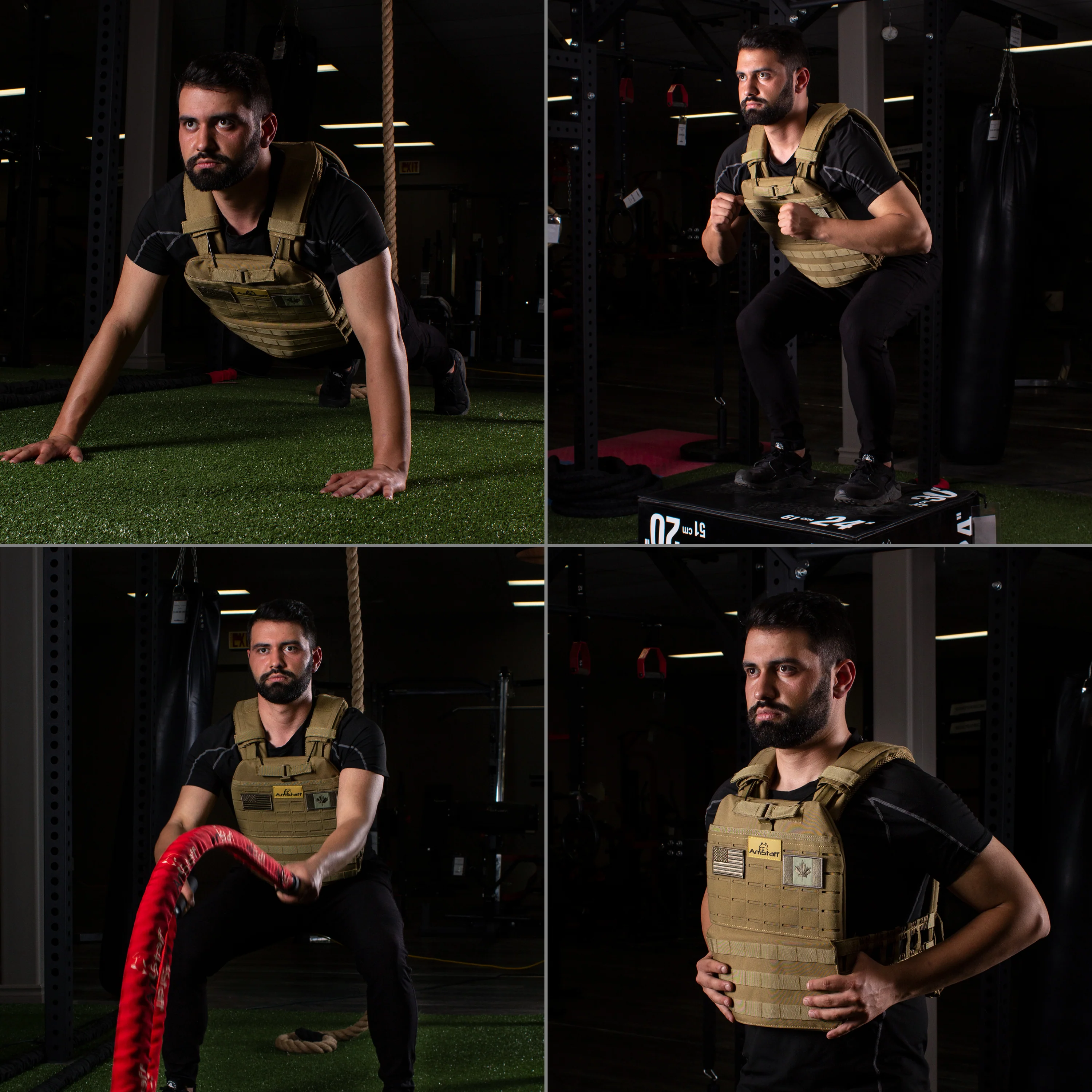 AmStaff Fitness Tactical Weighted Vest Plates - Image 4