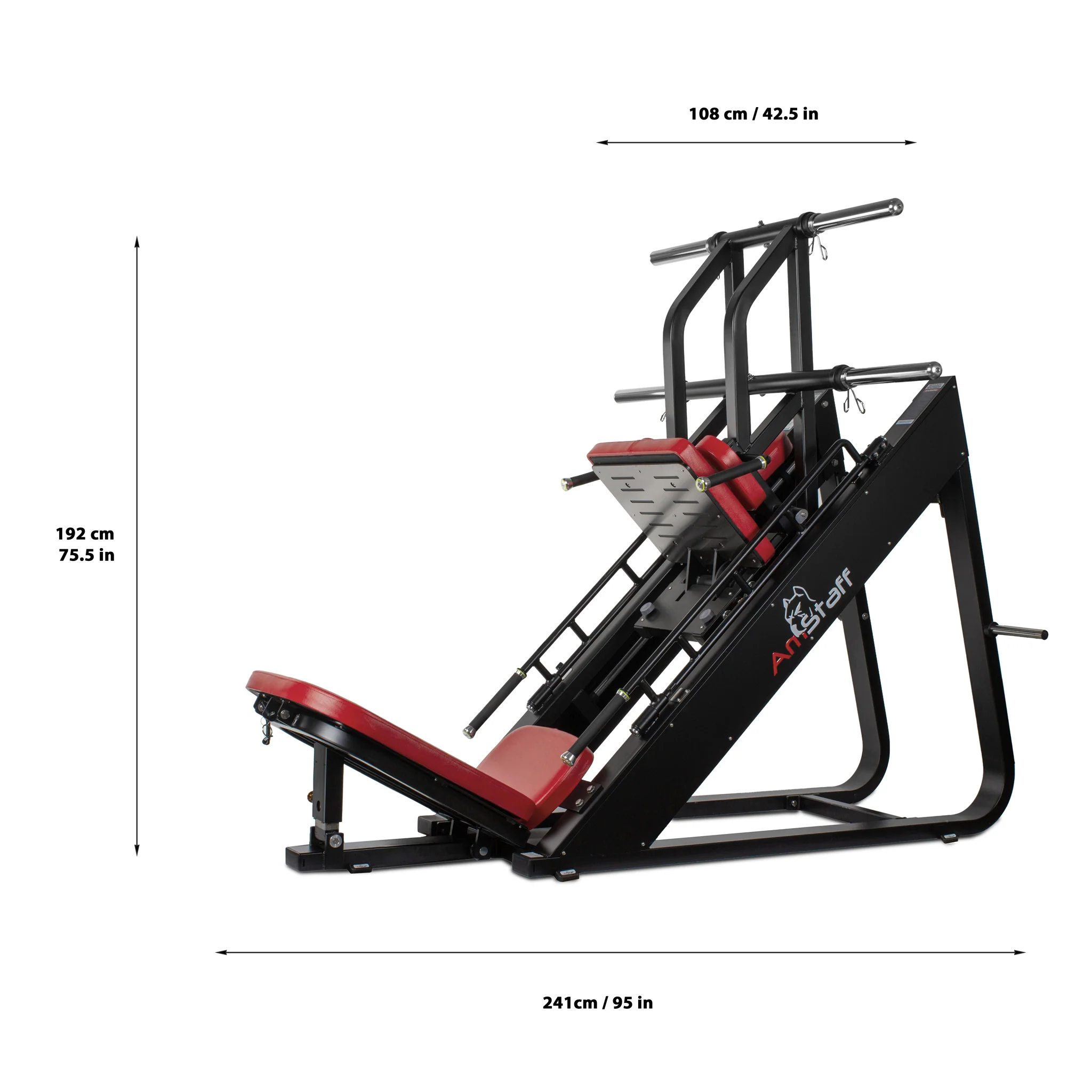 AmStaff Fitness TB59B Commercial Leg Press / Hack Squat Machine - Image 10
