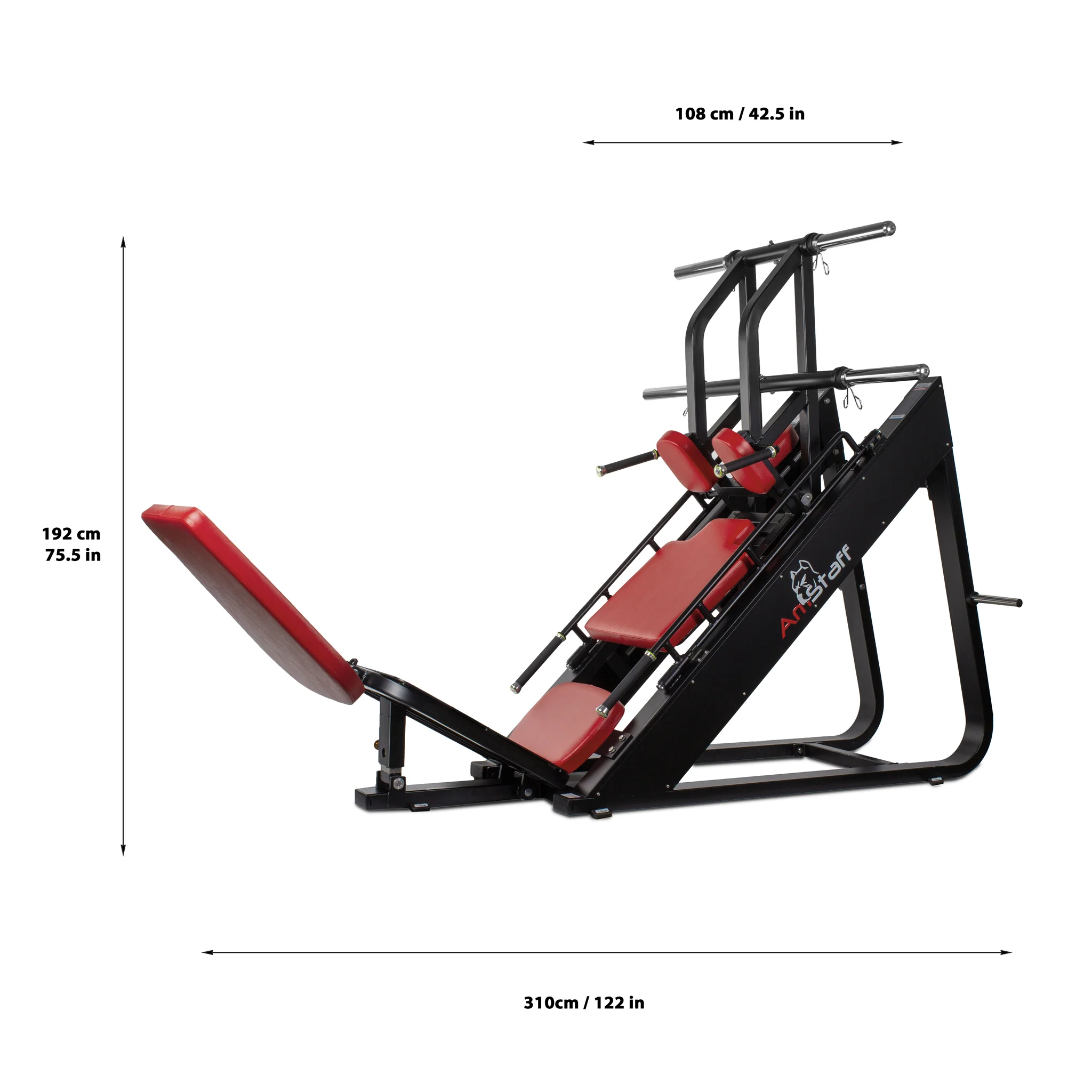 AmStaff Fitness TB59B Commercial Leg Press / Hack Squat Machine - Image 11