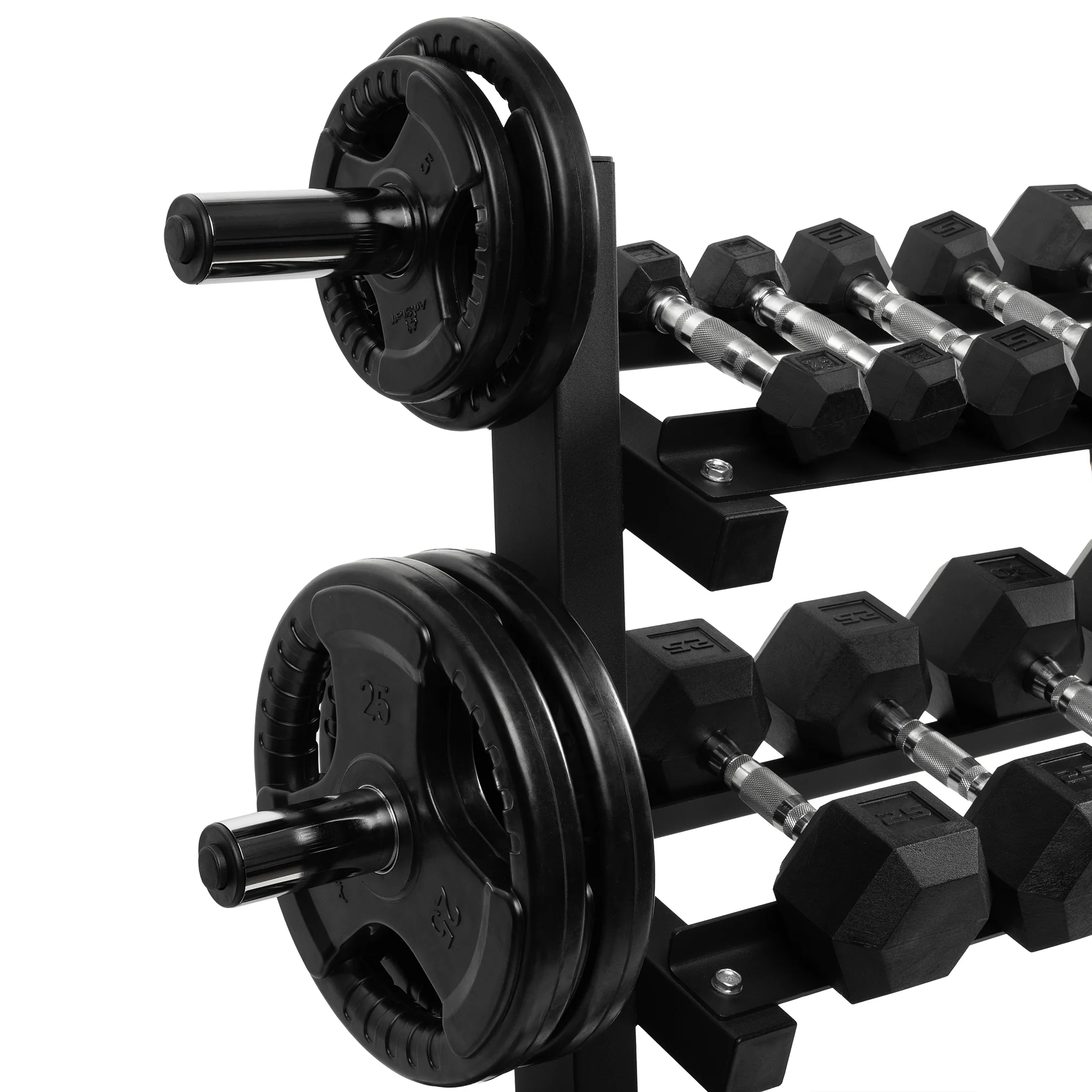 AmStaff Fitness TR099 Dumbbell and Weight Plate Racks 60 Inch - Image 5