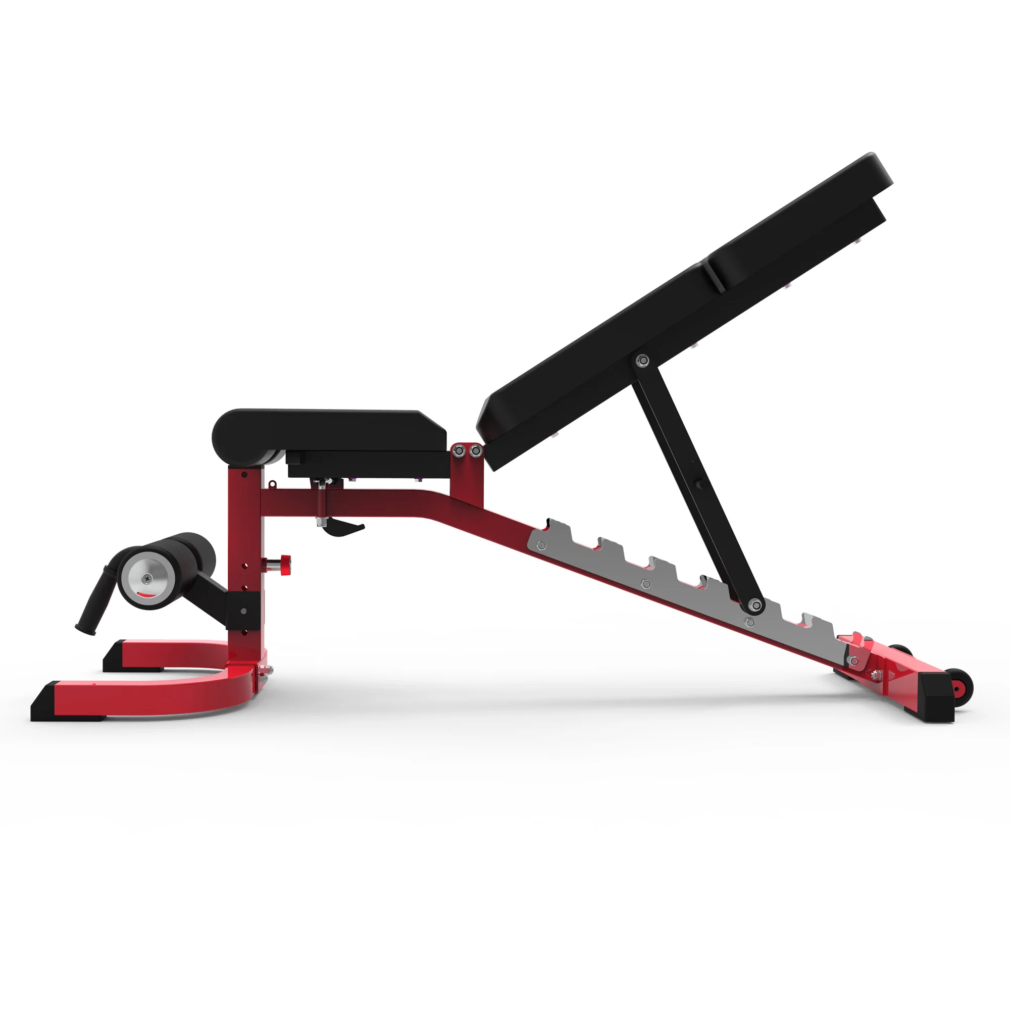 AmStaff Fitness TS009 Premium Multi-FID Bench - Red - Image 3