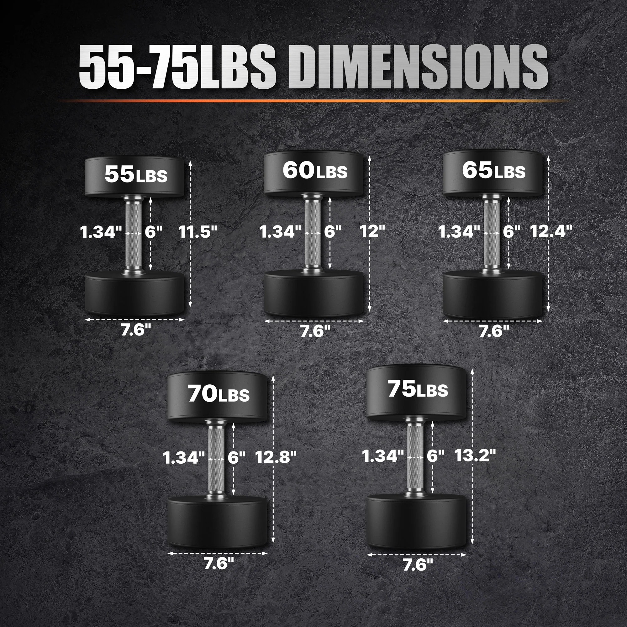 AmStaff Fitness Urethane (CPU) Dumbbell Sets - Image 18