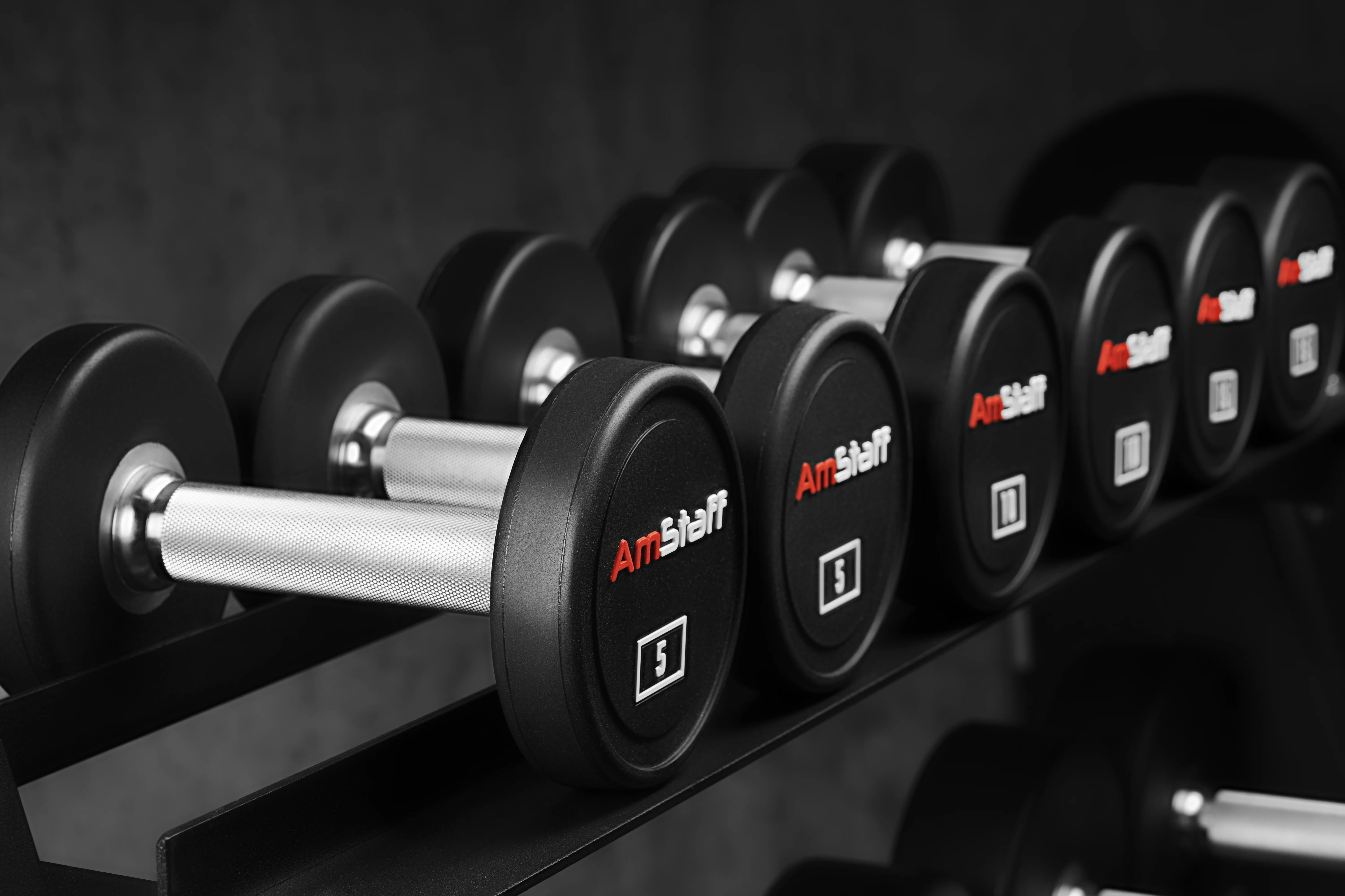 AmStaff Fitness Urethane (CPU) Dumbbell Sets - Image 4
