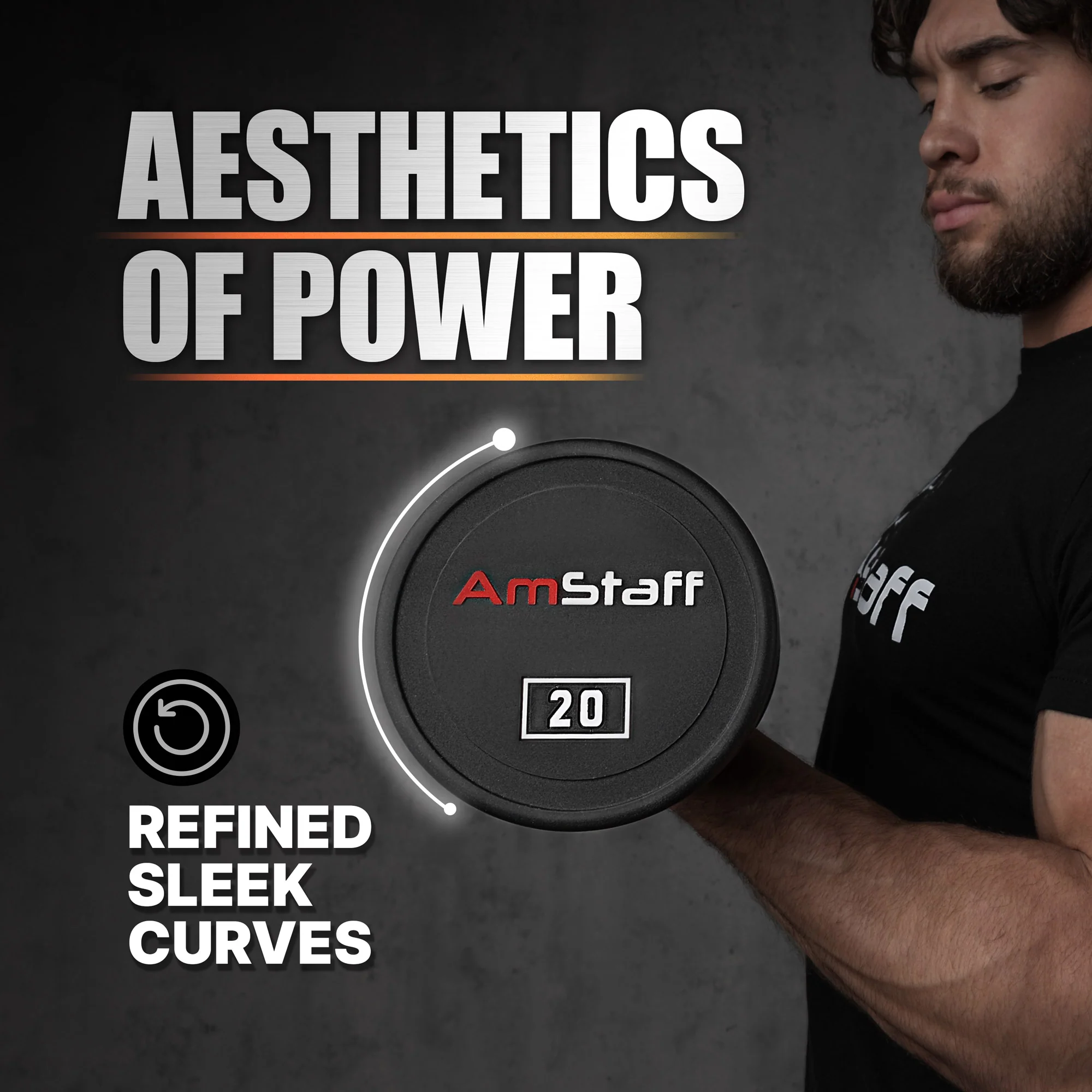 AmStaff Fitness Urethane (CPU) Dumbbell Sets - Image 5