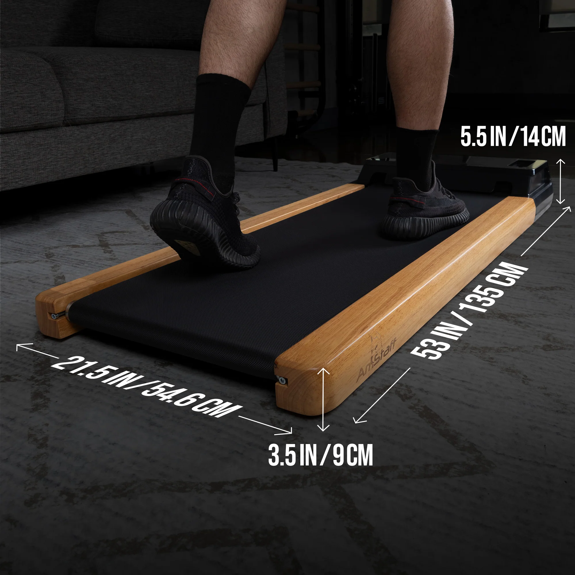 AmStaff Fitness Wooden Under desk Treadmill/Walking Pad - Image 8