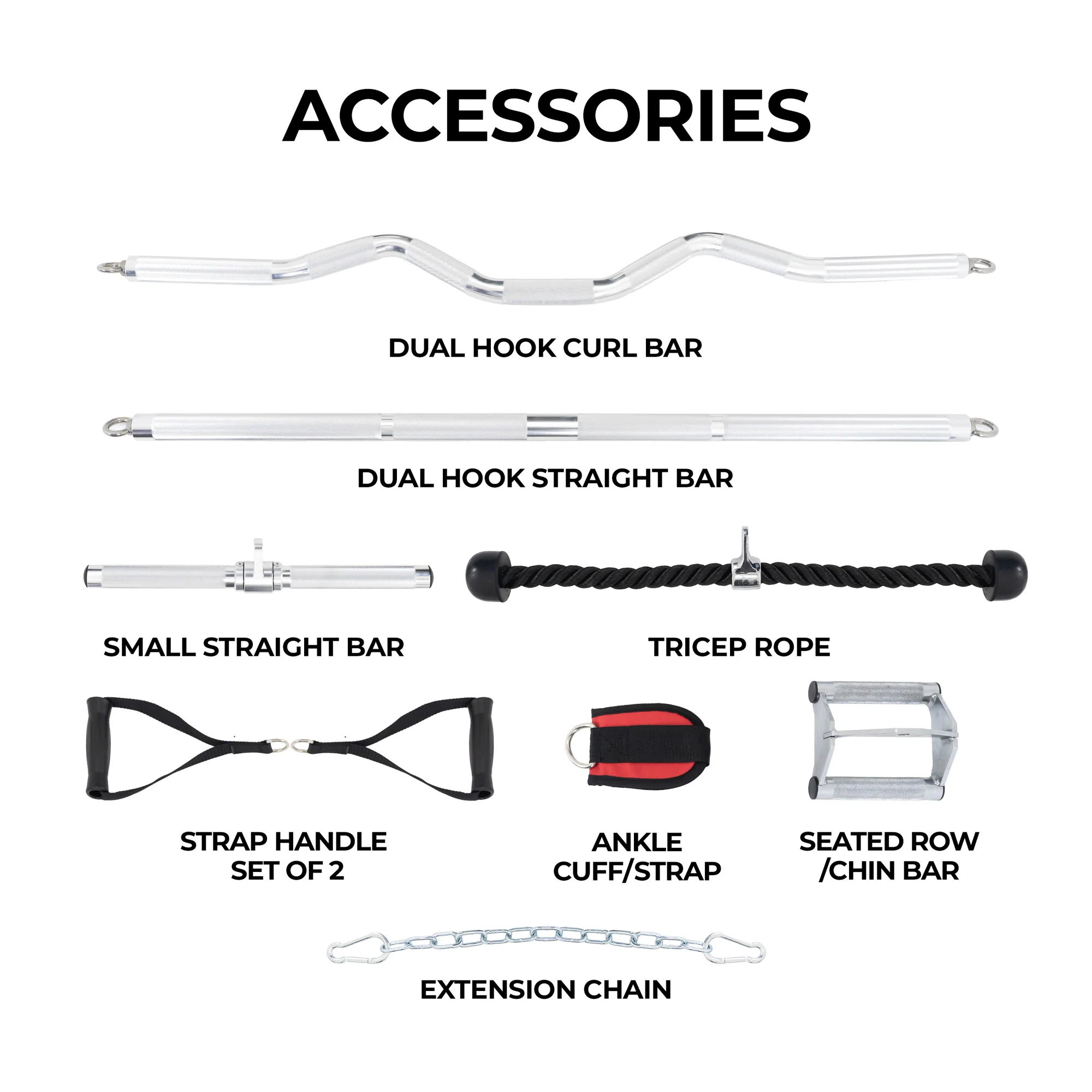 AmStaff FT-600 Dual Stack Multi-Functional Trainer - Image 14