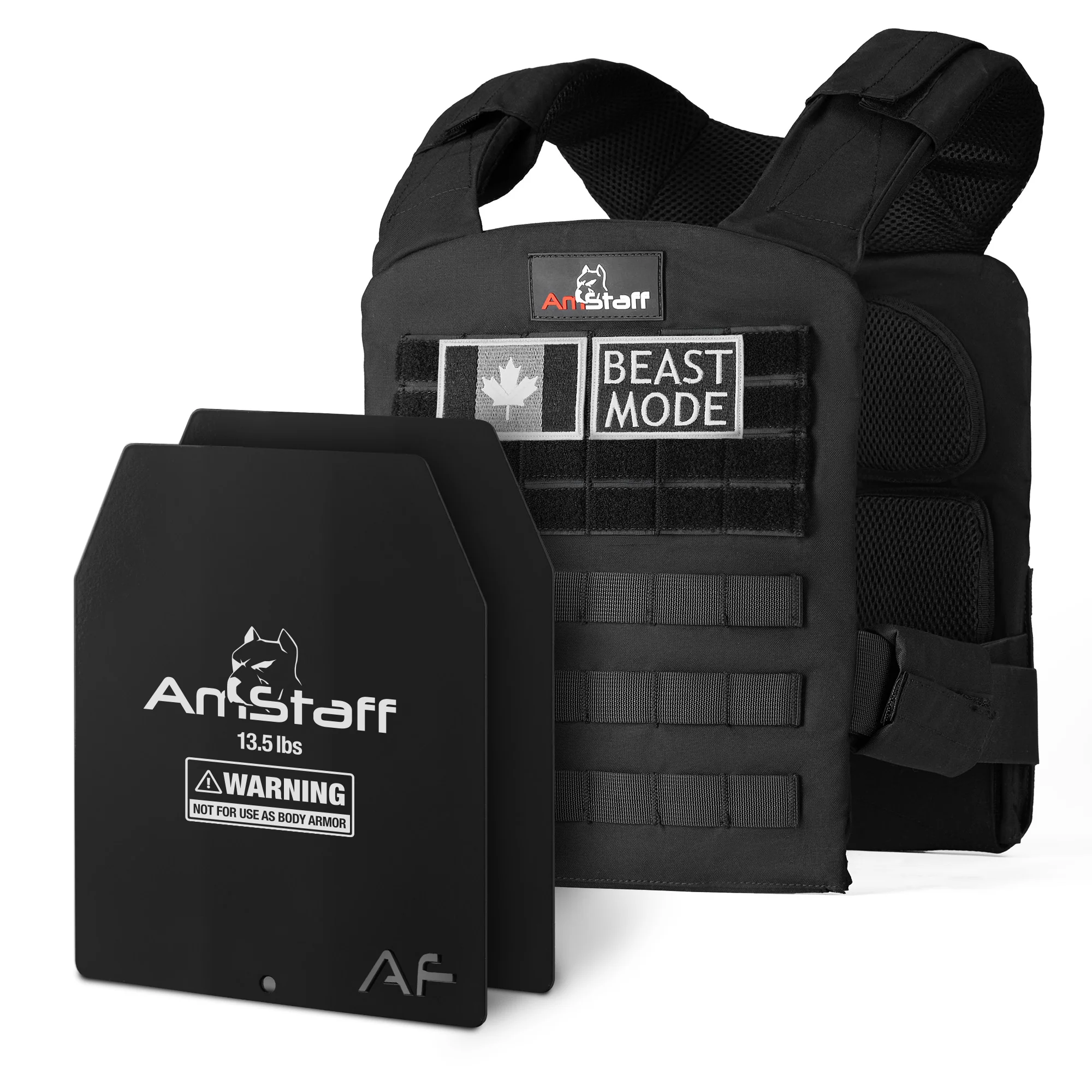 AmStaff Tactical Weighted Vest - Quick Release Fitted Style - Image 10