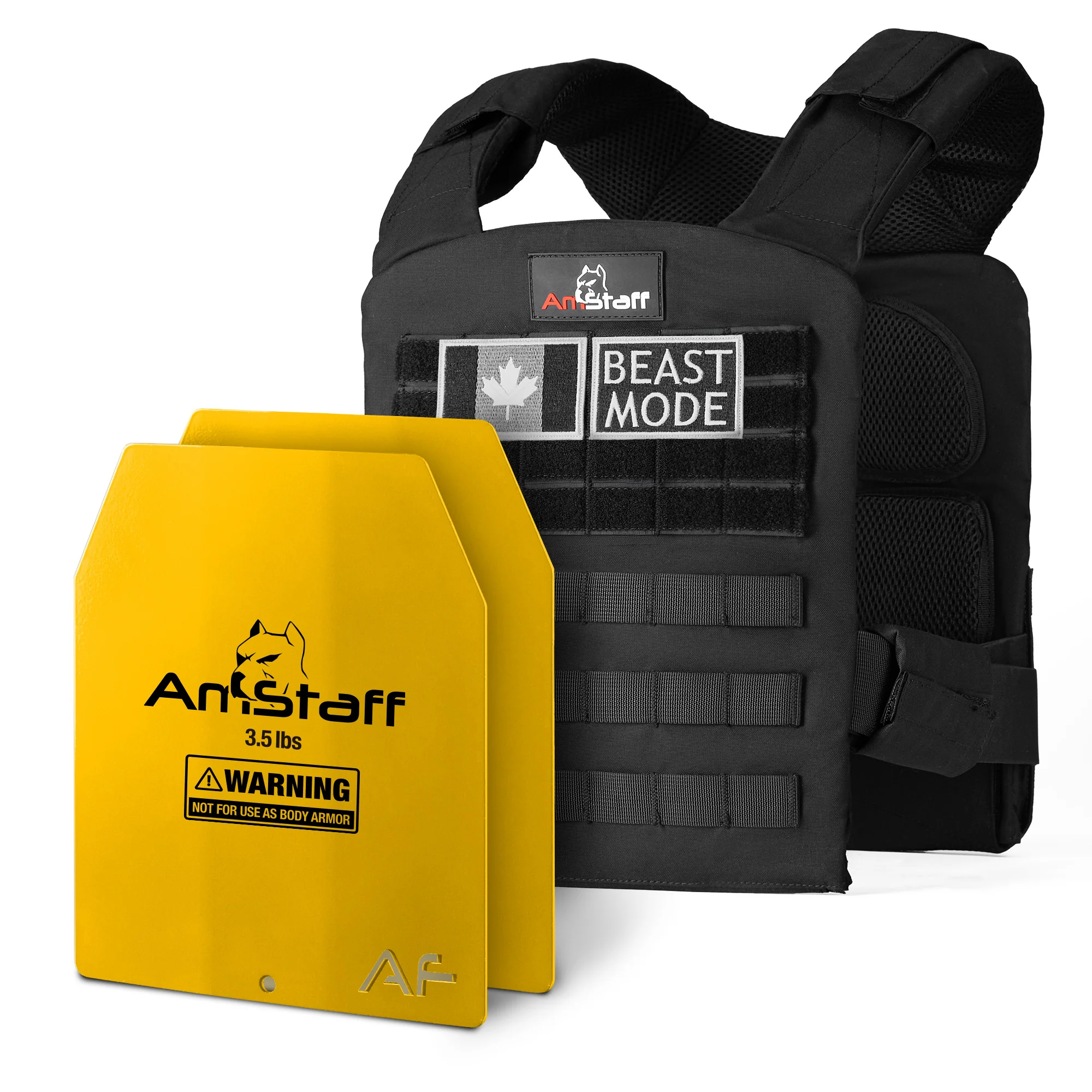 AmStaff Tactical Weighted Vest - Quick Release Fitted Style - Image 4